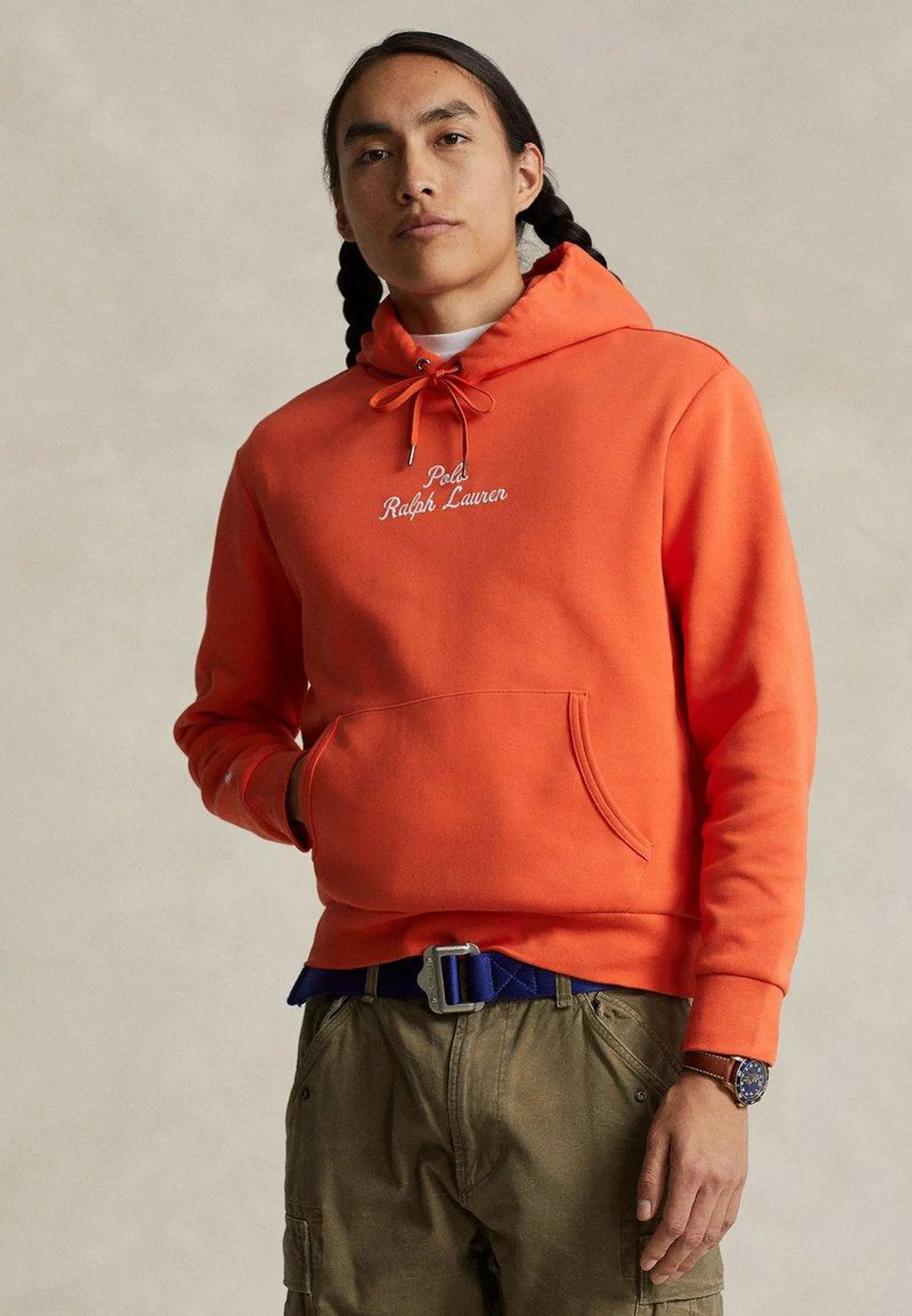 LOGO DOUBLE-KNIT HOODIE - Jersey con capucha