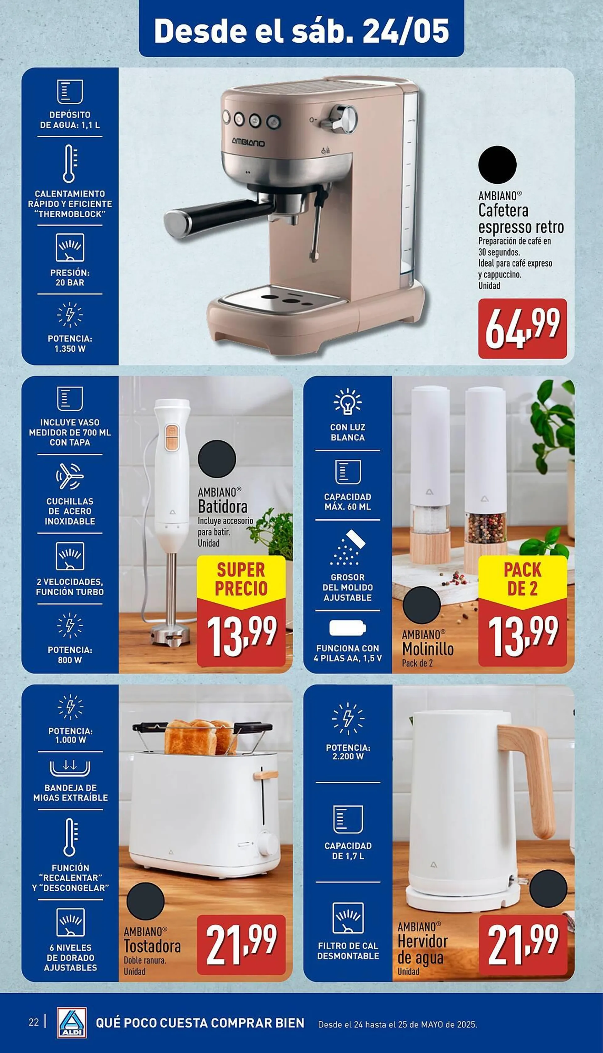 Catálogo de Folleto ALDI 19 de mayo al 25 de mayo 2025 - Página 22
