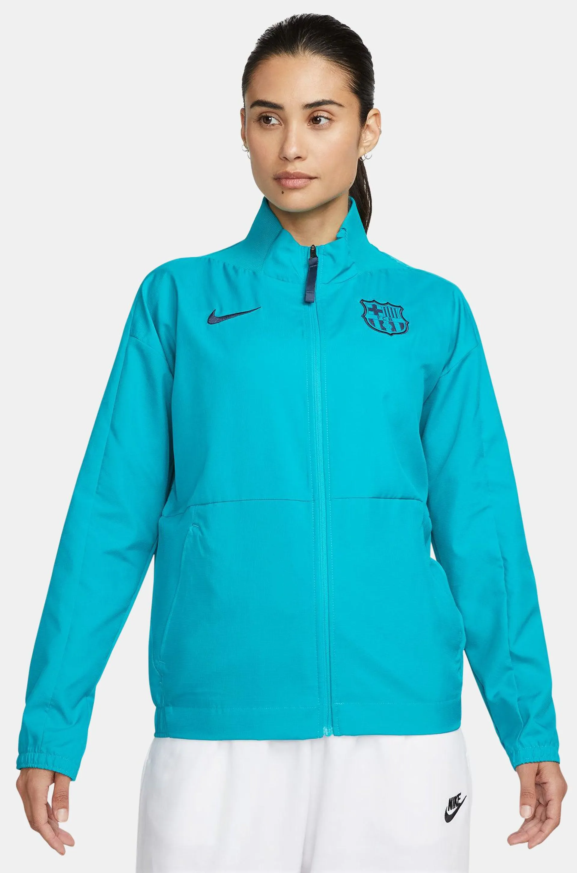 Chaqueta prepartido FC Barcelona 23/24 - Mujer