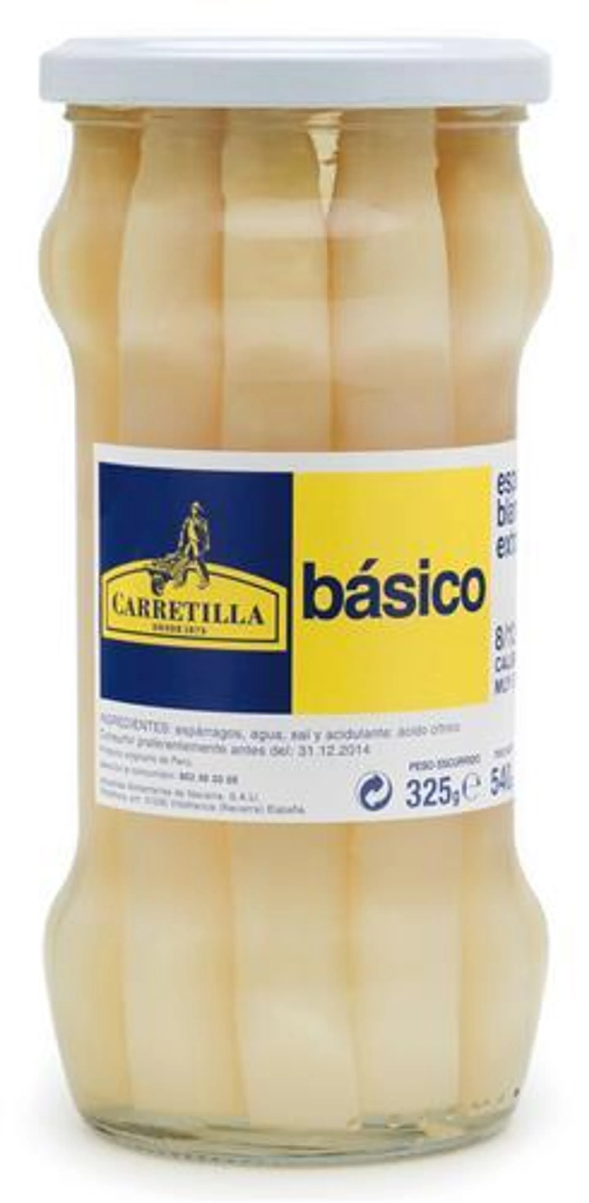 BÁSICO ESPÁRRAGO BLANCO 6/12 325G