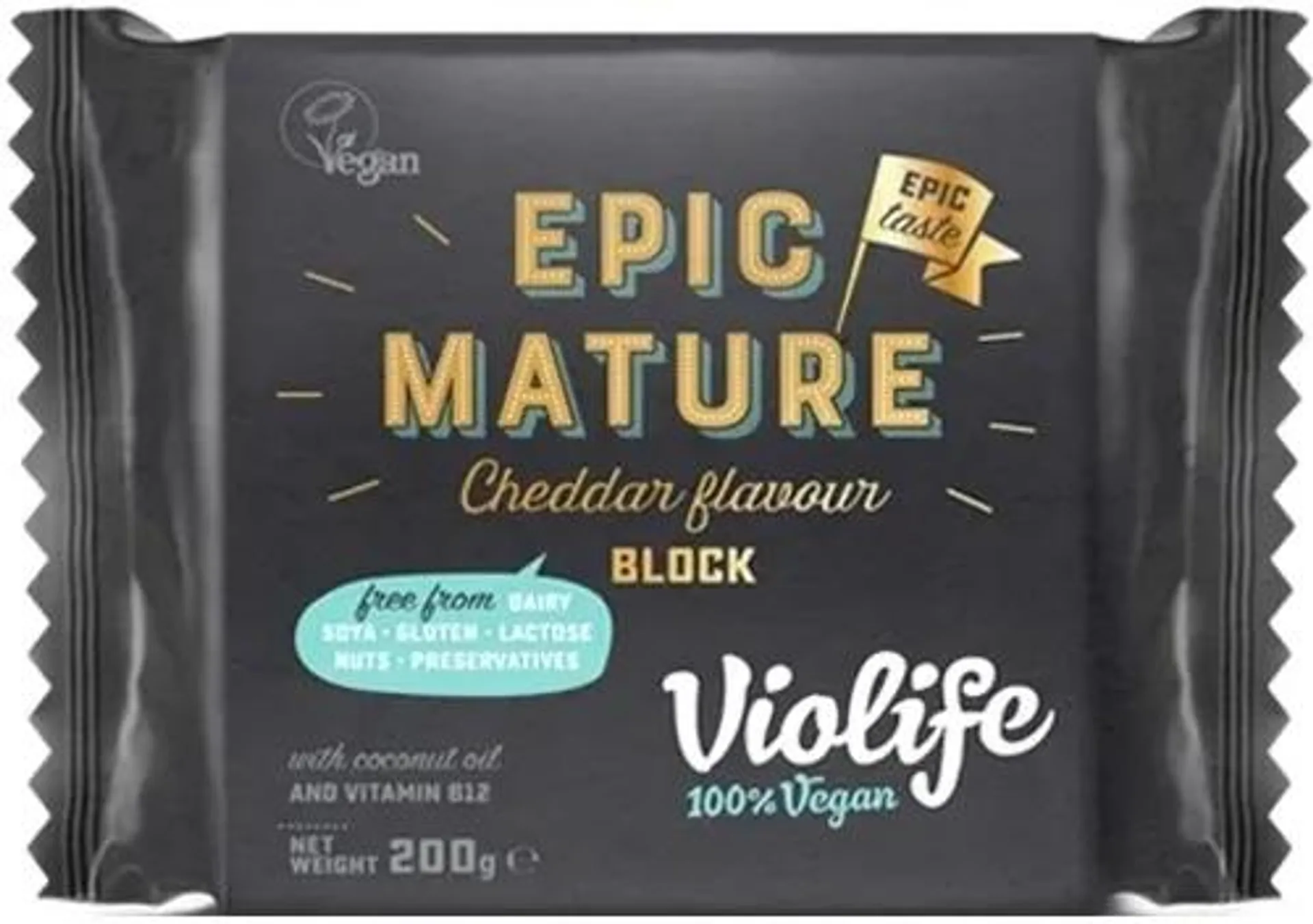 BLOQUE QUESO VEGANO CHEDDAR 200G