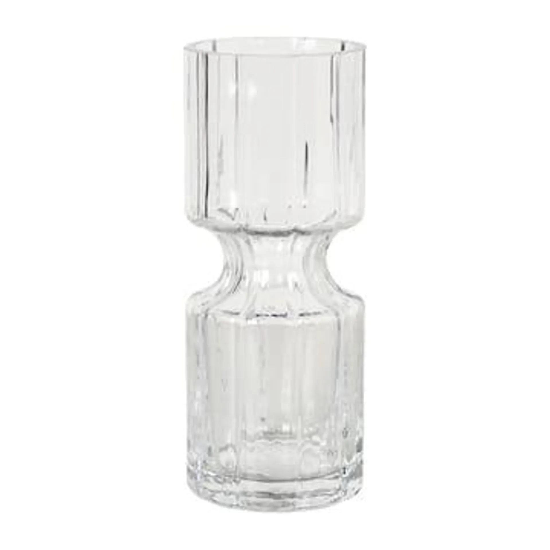 Hyacint glass vase 20 cm