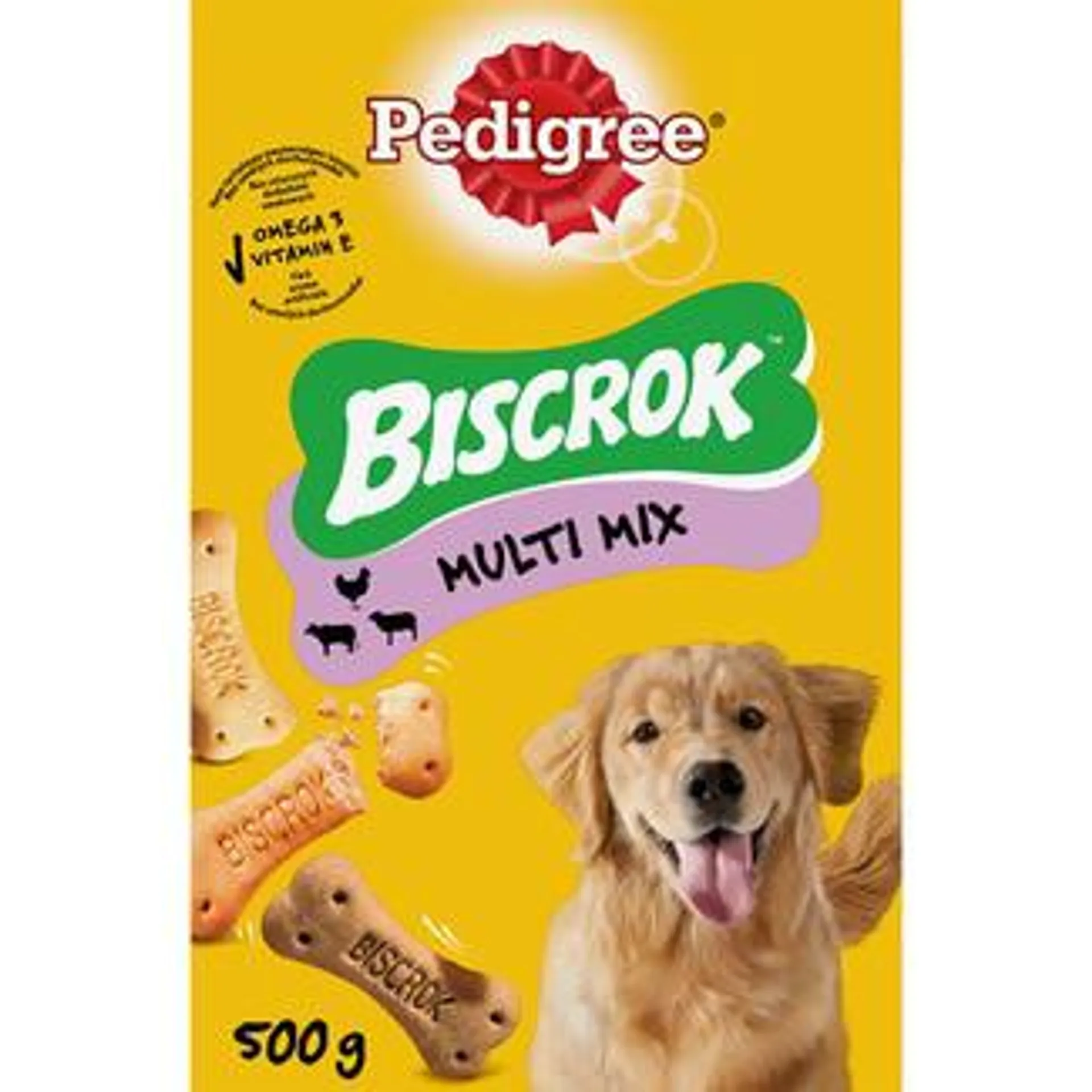 PEDIGREE Biscrok snacks para perros Multi Mix caja 500 g
