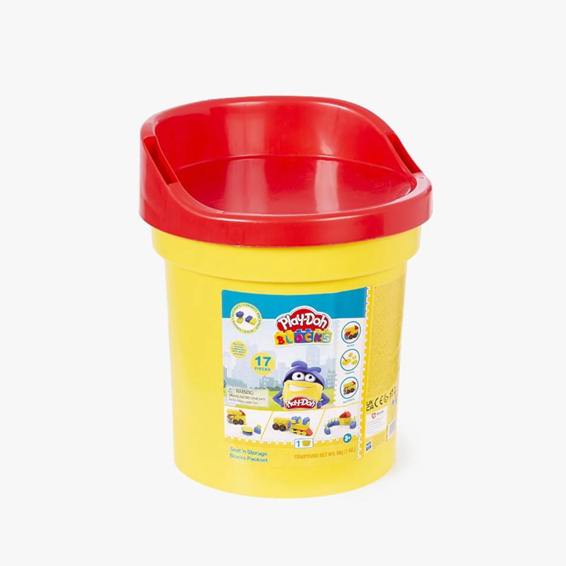 ASIENTO Y ALMACENAJE BLOQUES PLAY - DOH 17 BLOQUES