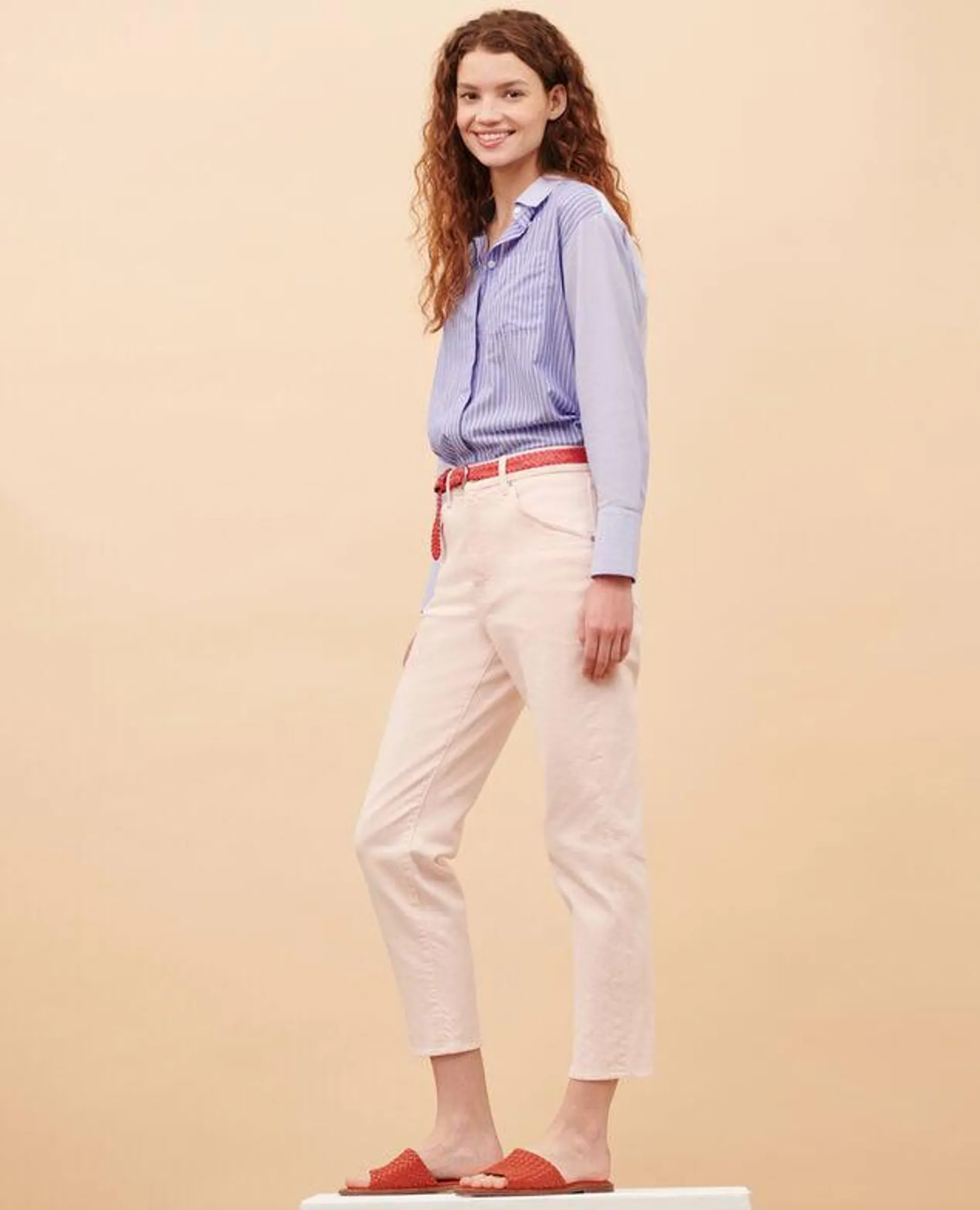 RITA - SLOUCHY - Jeans amplios de algodón pink marshmallow