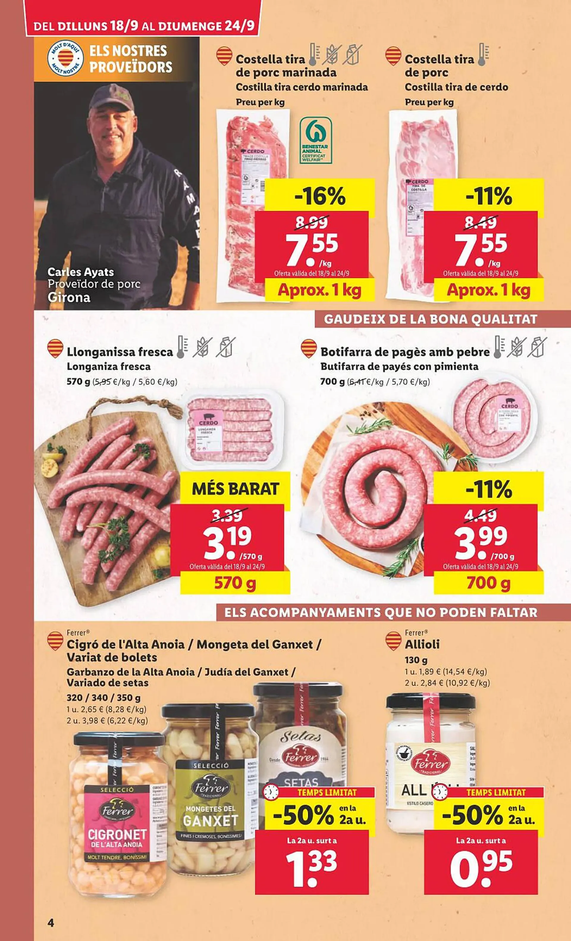 Catálogo de Folleto Lidl 18 de septiembre al 24 de septiembre 2023 - Página 4