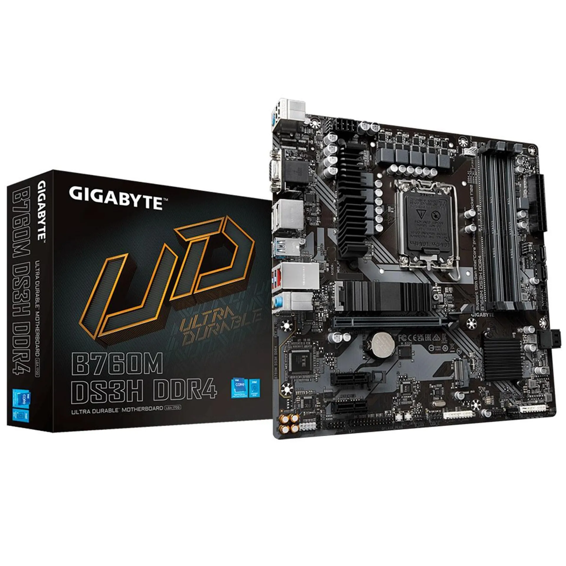 PLACA BASE GIGABYTE B760M DS3H DDR4