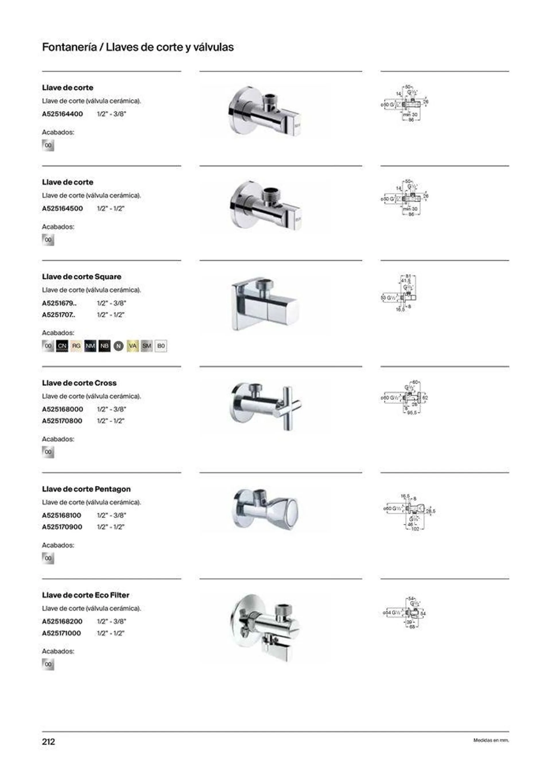 Catálogo de Grifería 19 de septiembre al 31 de diciembre 2024 - Página 214
