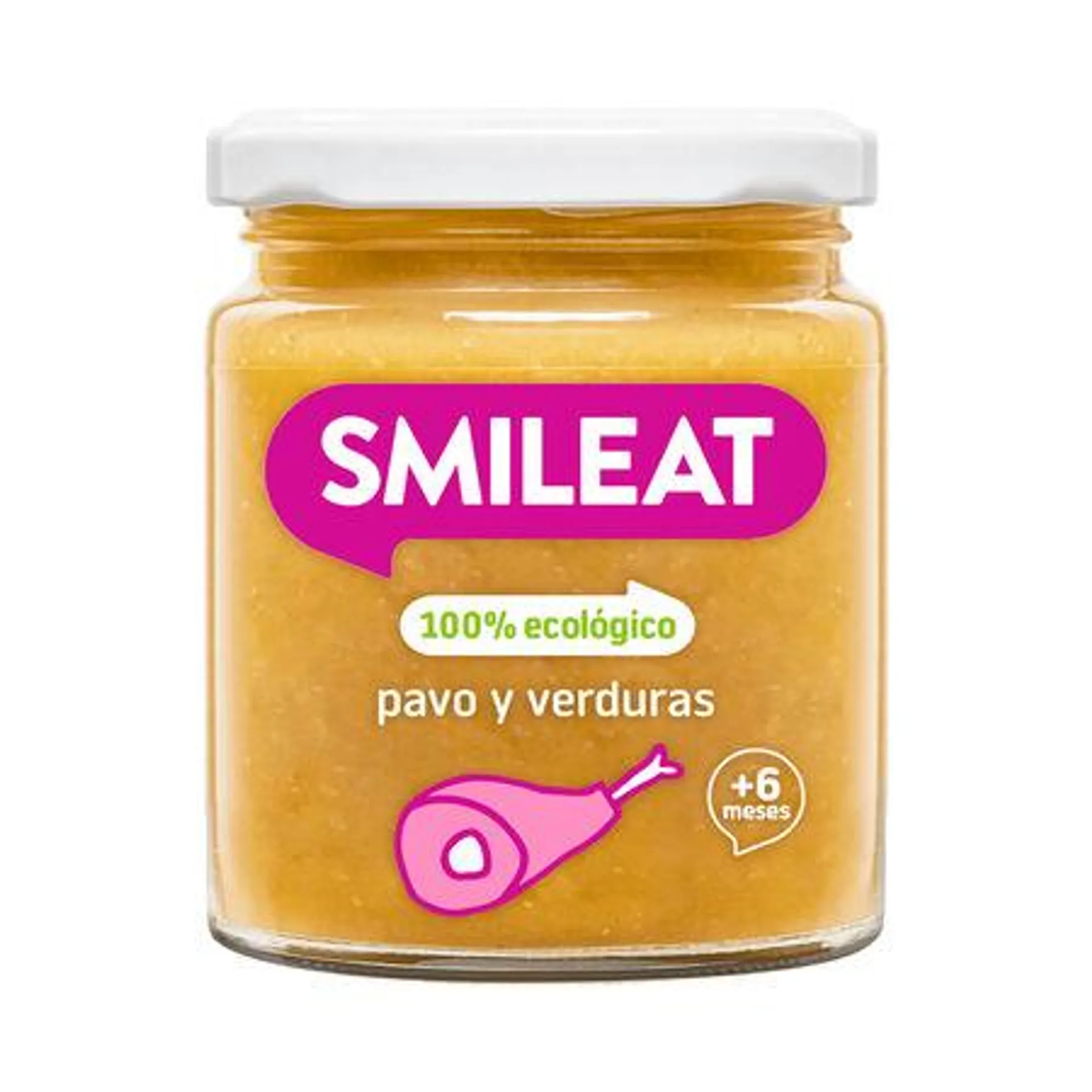 Tarro Smileat pavo con verduras 230g