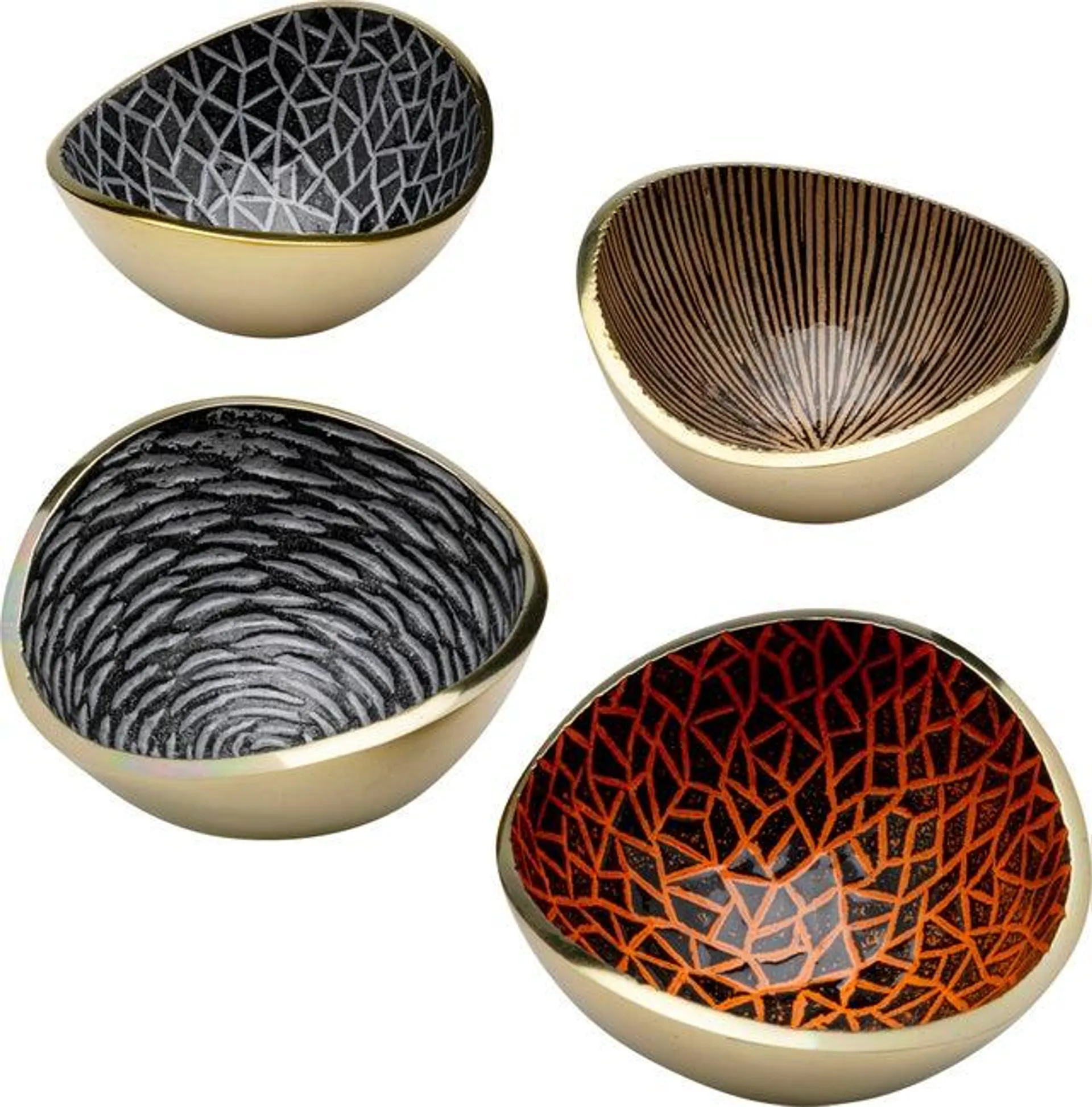 Deco Fuente Samba Colore Crackle (4/Set)