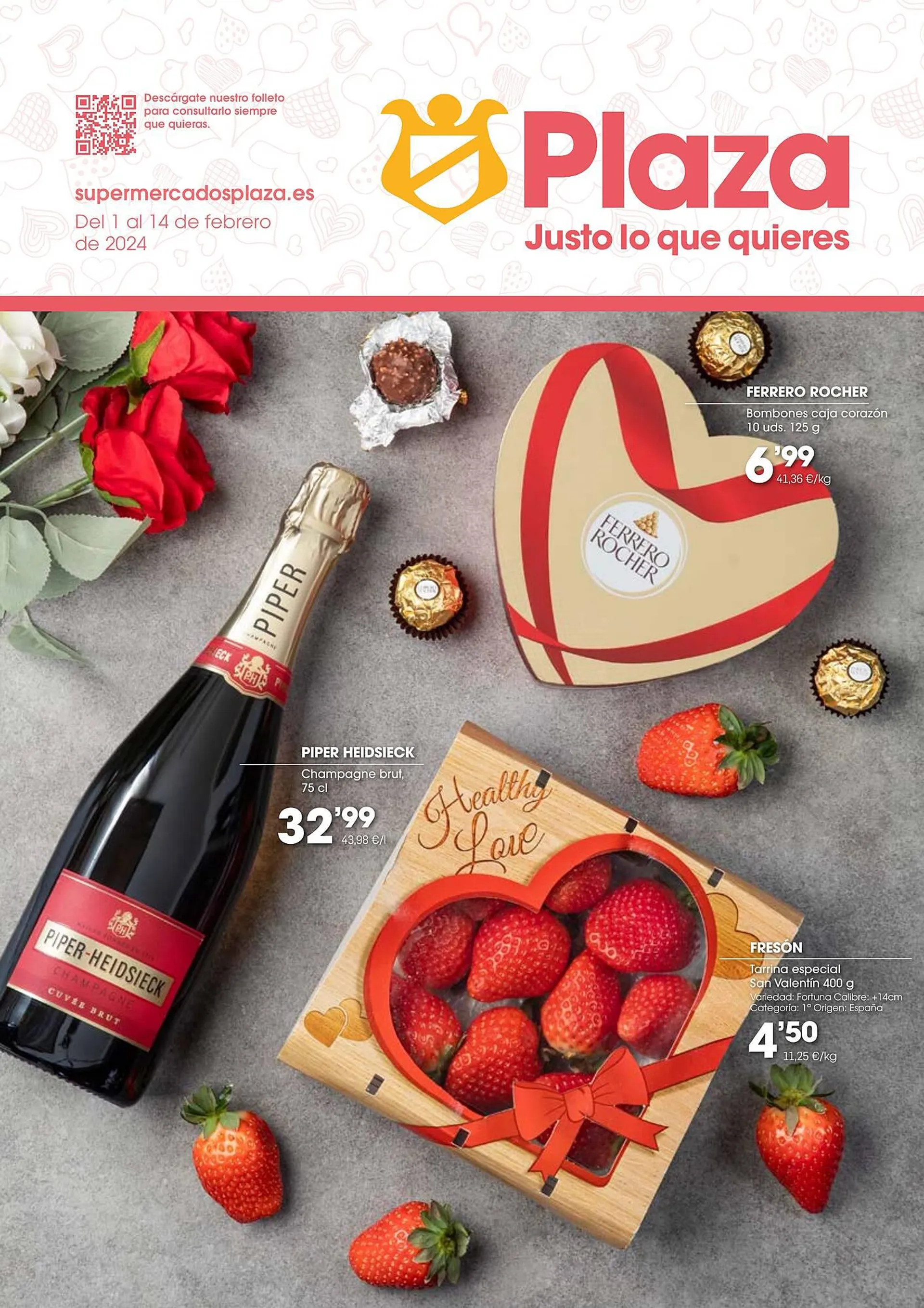 Catálogo de Folleto Supermercados Plaza 1 de febrero al 14 de febrero 2024 - Página 1