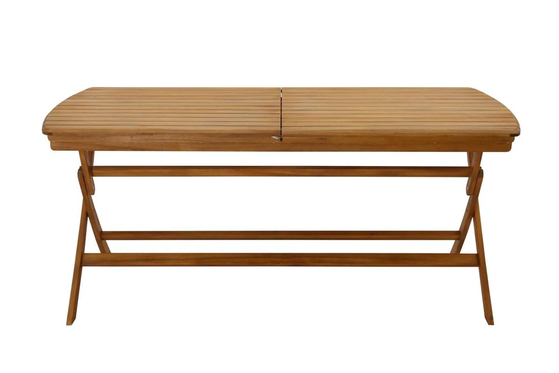 Mesa de jardín extensible de madera maciza con extensiones 180-240 cm CANOPEE