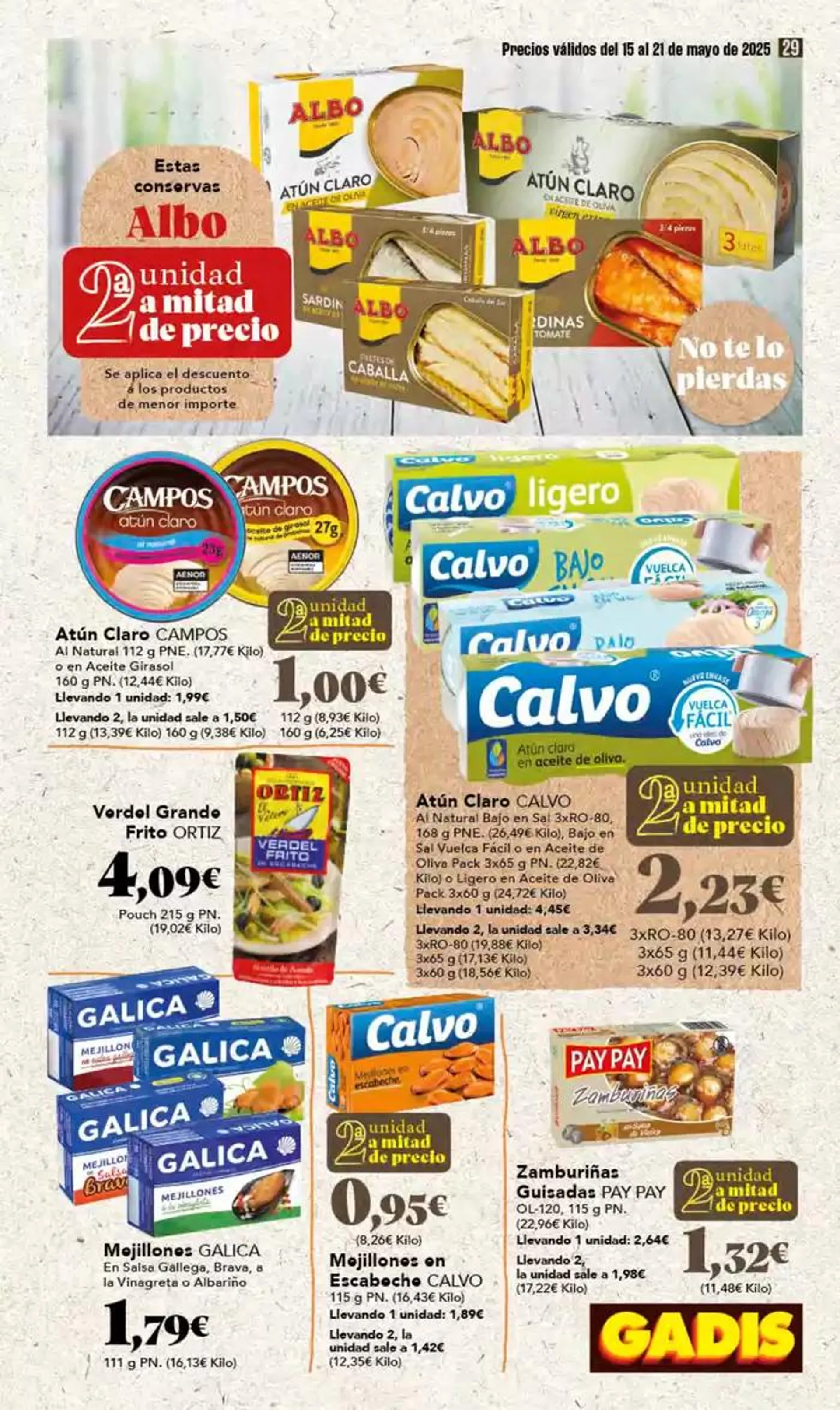 Catálogo de Precios válidos del 15 al 21 de mayo 15 de mayo al 21 de mayo 2025 - Página 29