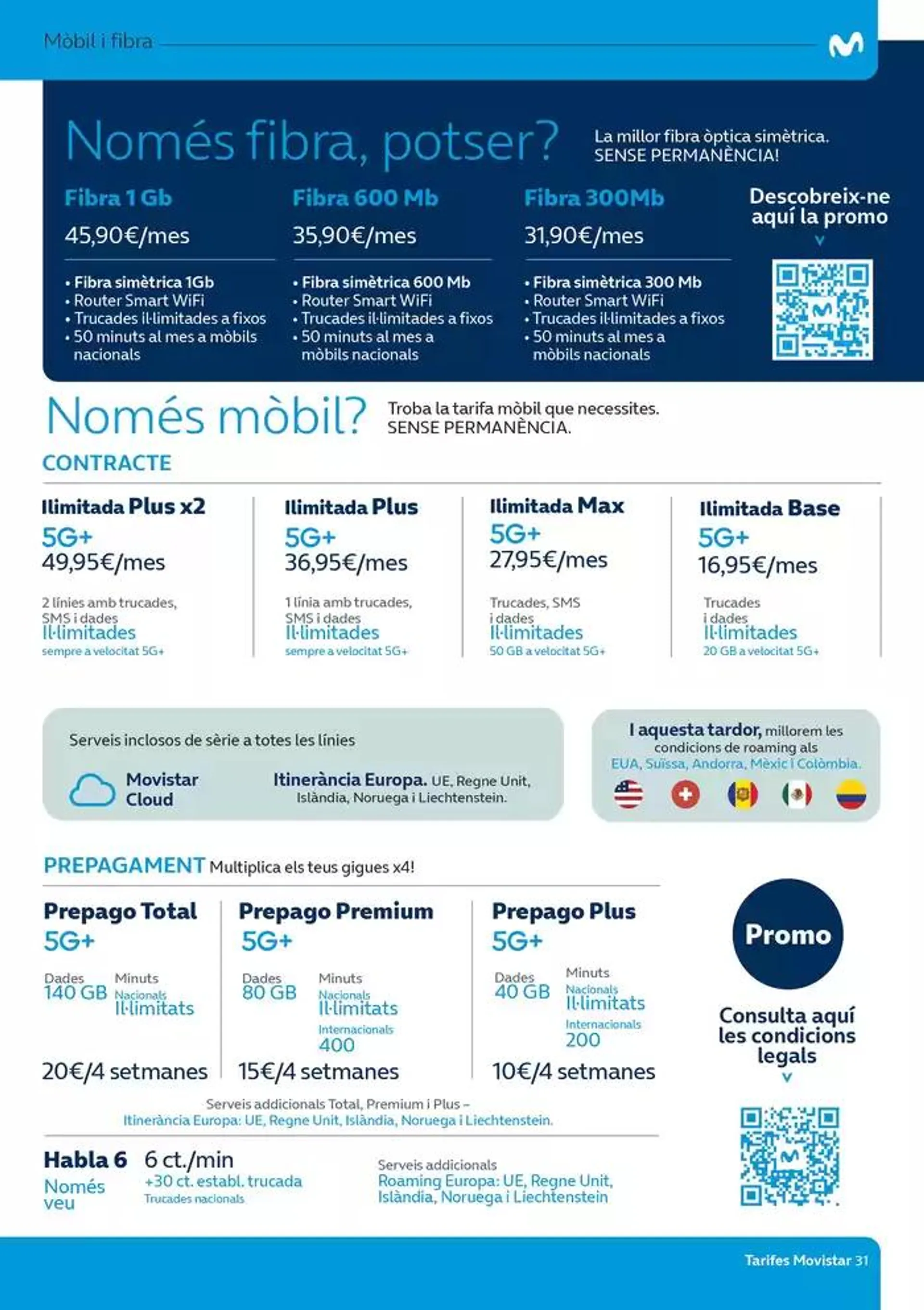 Catálogo de Arriben les Blue Weeks de Movistar amb un menú exclusiu cada setmana 25 de octubre al 15 de noviembre 2024 - Página 31