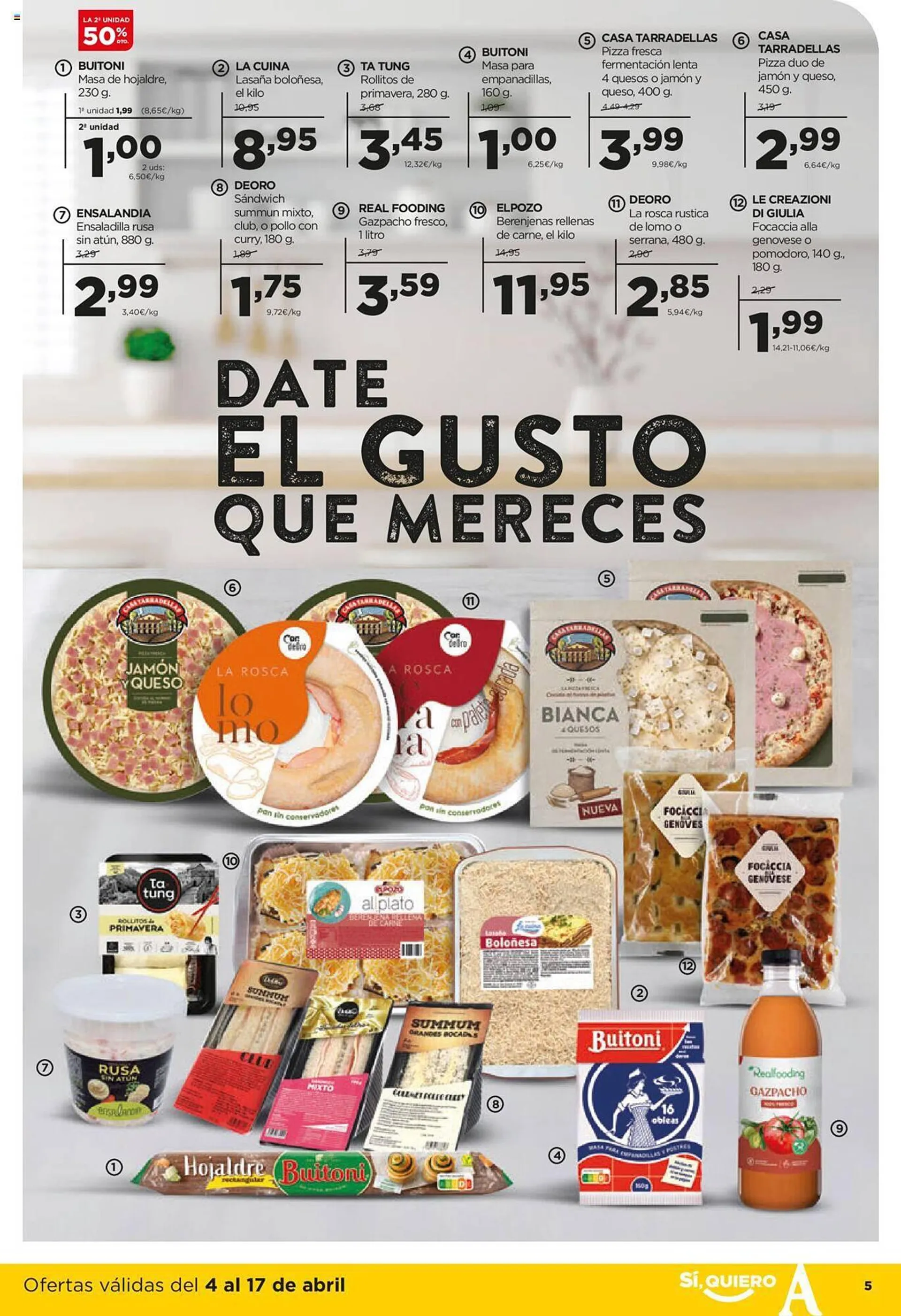 Catálogo de Folleto Alimerka 4 de abril al 17 de abril 2024 - Página 5