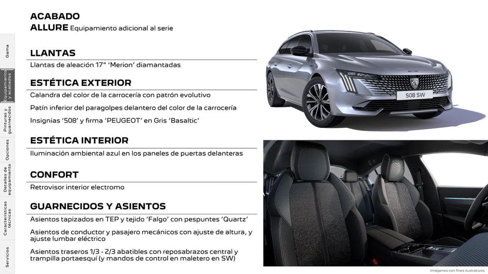 Catálogo de Nuevo Peugeot 508 Plug-in Hybrid • Térmico 16 de septiembre al 16 de septiembre 2025 - Página 8