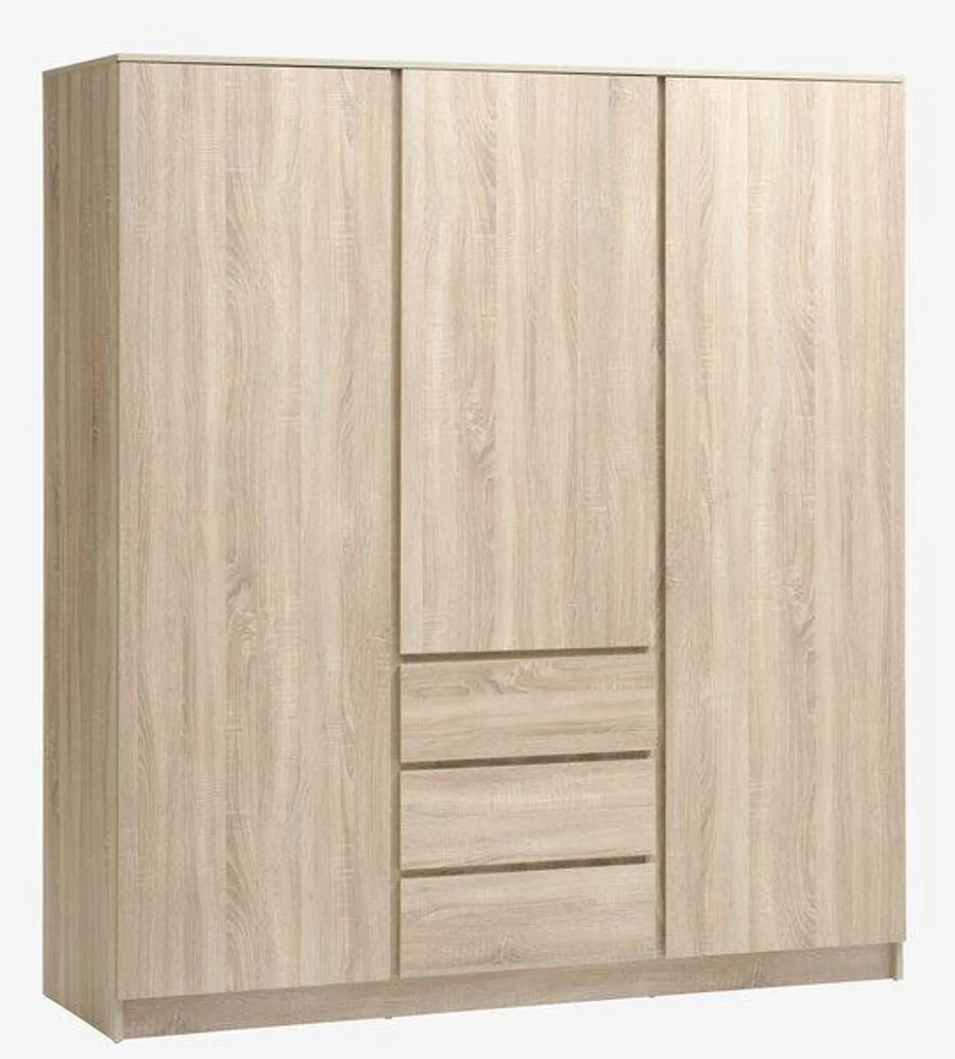 Armoire LIMFJORDEN 180x200 combi coloris chêne clair