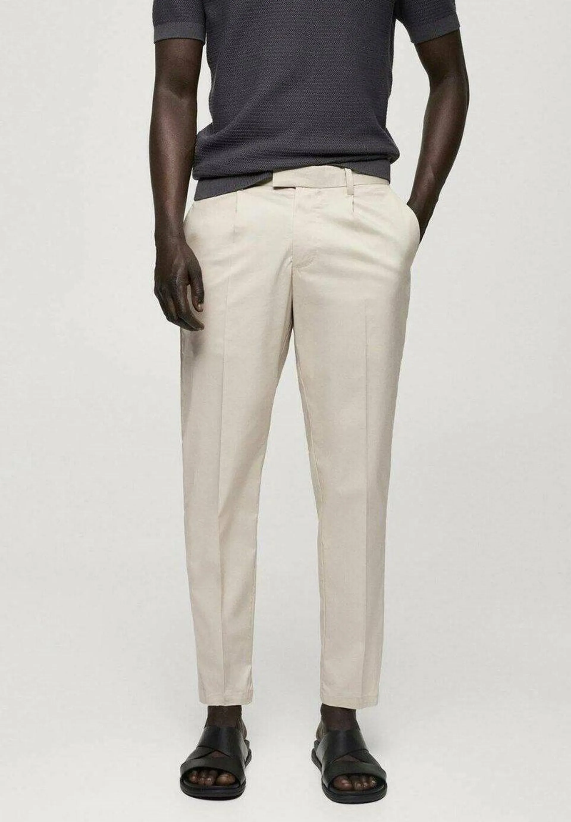 JON - Pantalones - beige