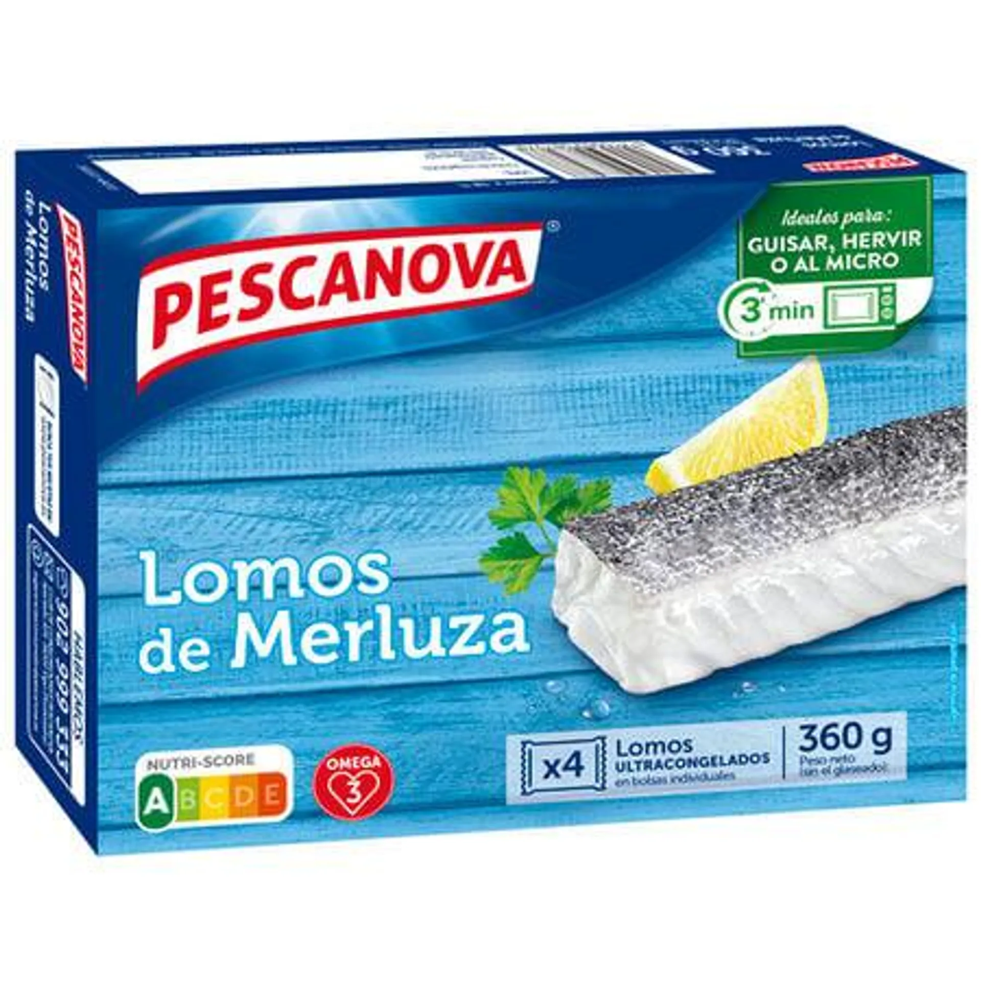 Lomos de merluza Pescanova 360g