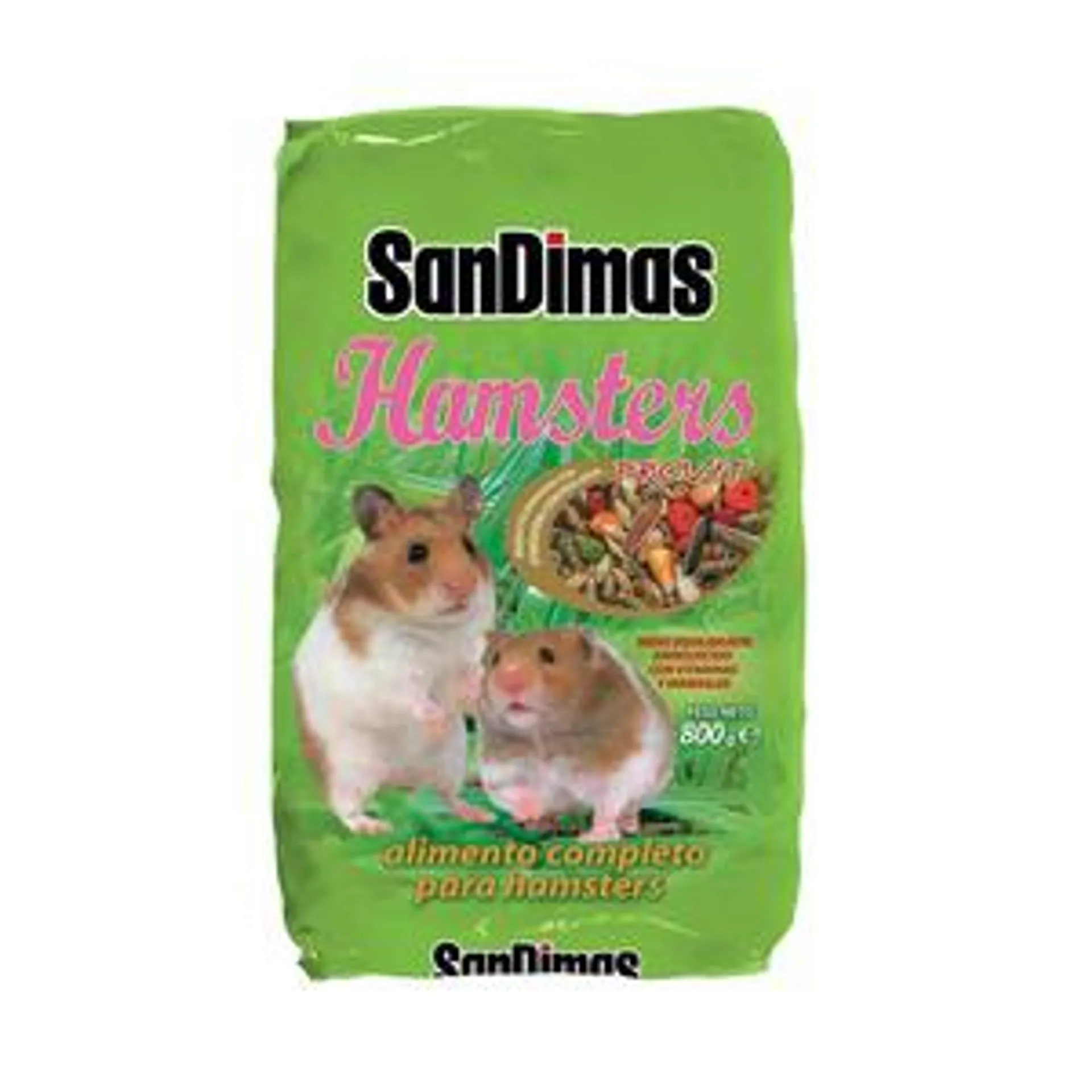 SANDIMAS Alimento completo para hámsters SANDIMAS 800 gr,