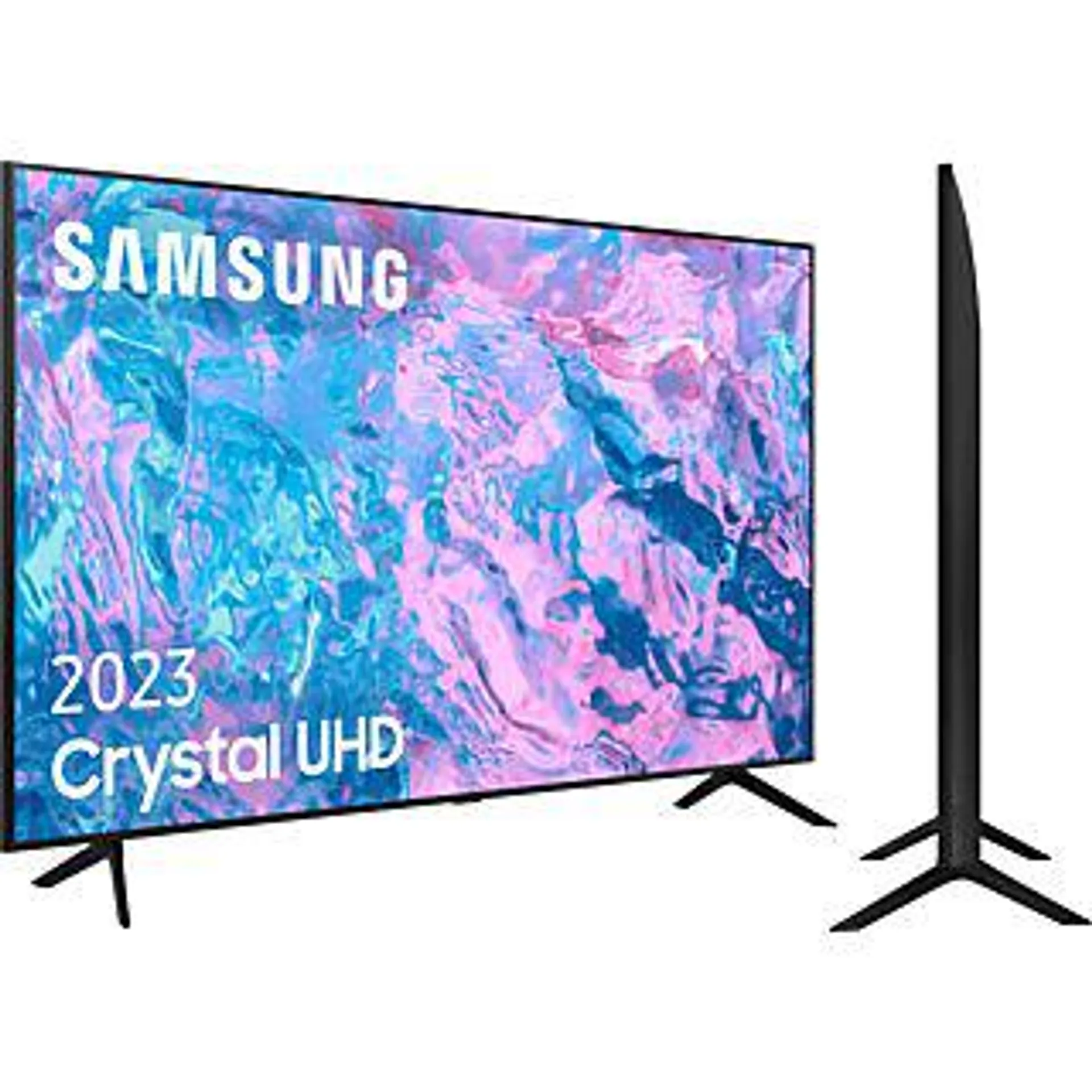 TV LED 75" - Samsung TU75CU7175UXXC, UHD 4K, Smart TV, PurColor, Object Tracking Sound Lite, Adaptive Sound, Motion Xcelerator, Negro