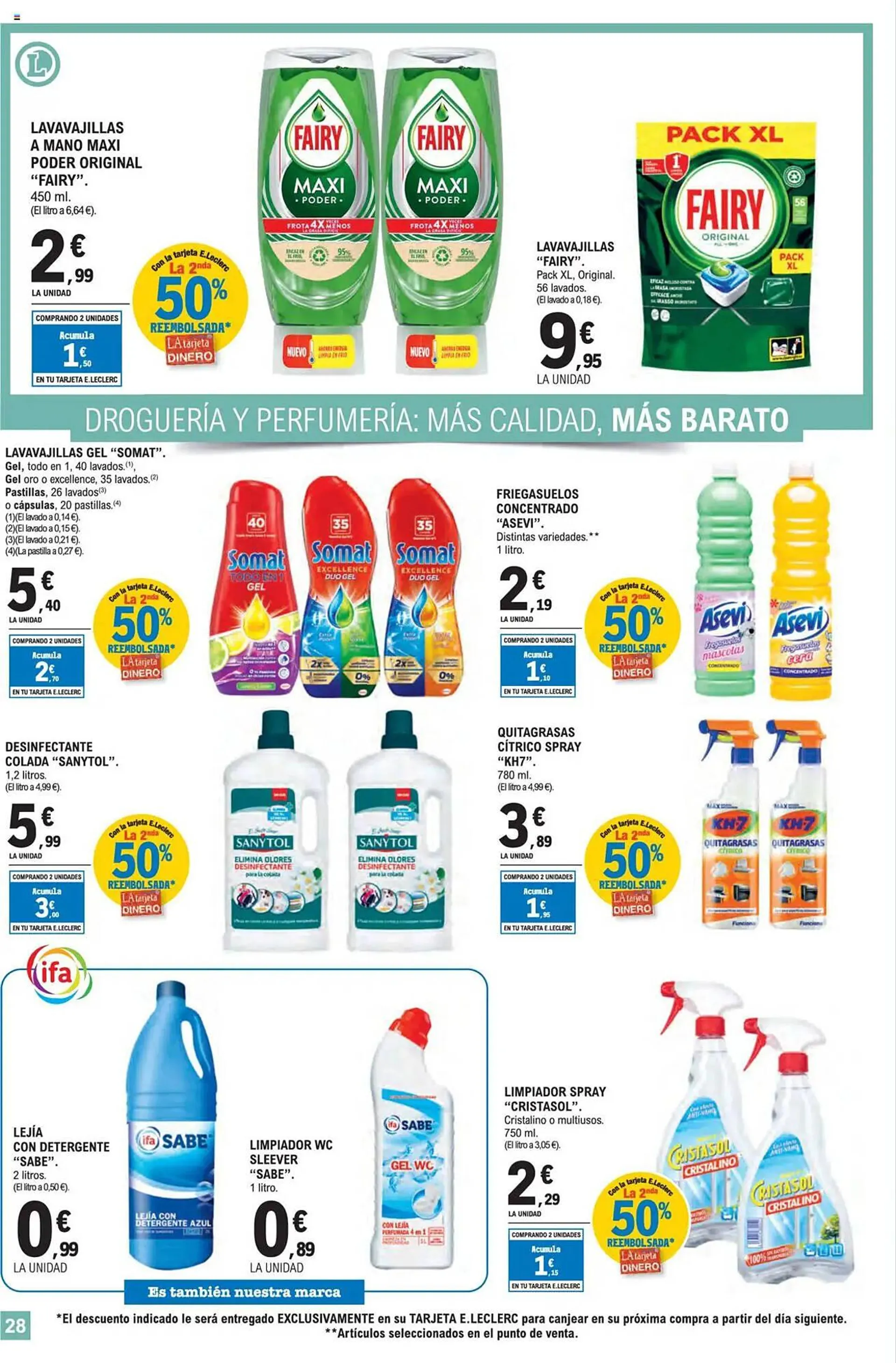 Catálogo de Folleto E.Leclerc 4 de junio al 15 de junio 2025 - Página 28