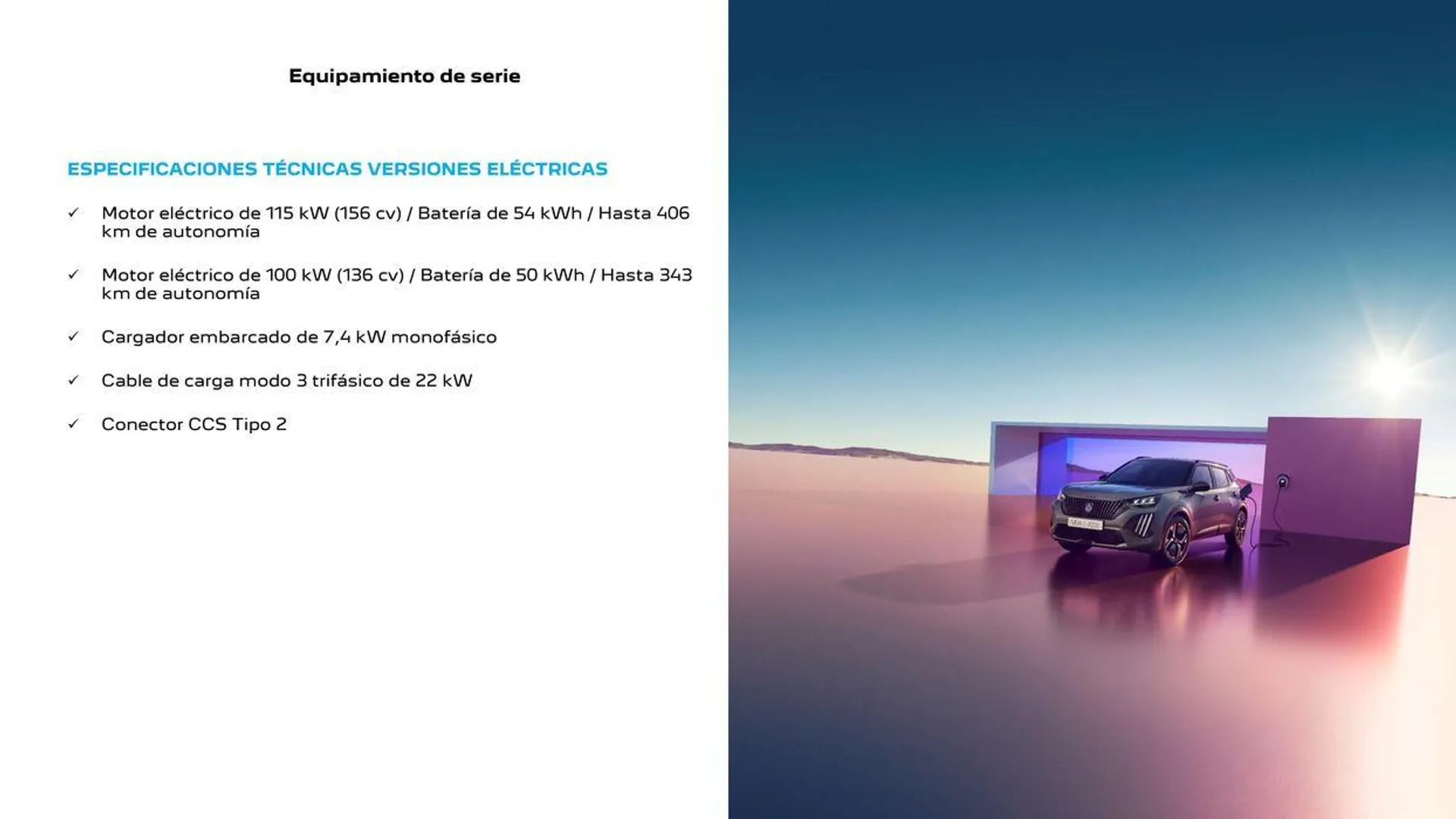 Catálogo de Nuevo Peugeot E-2008 Eléctrico 16 de septiembre al 16 de septiembre 2025 - Página 5