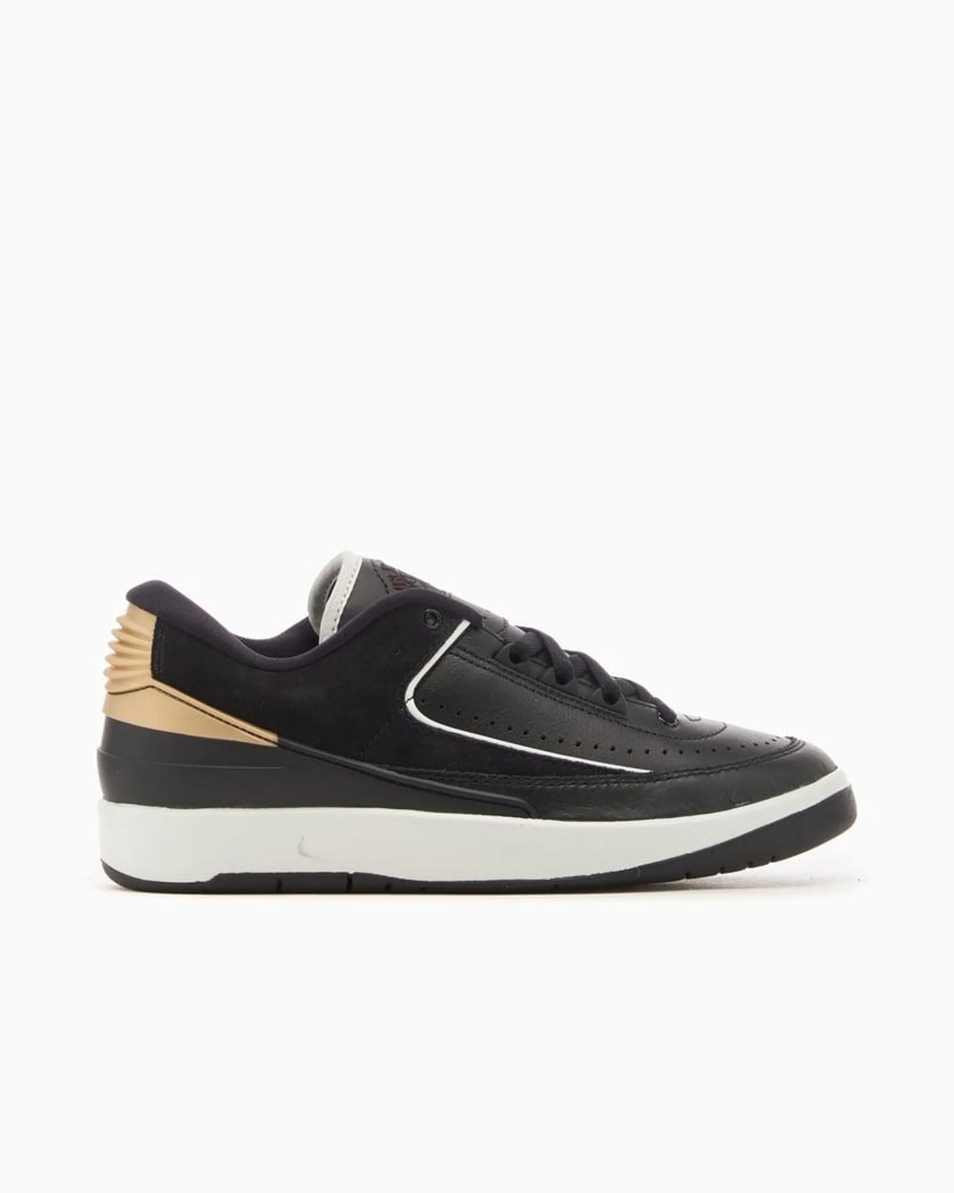 Air Jordan Women's 2 Retro Low "Black Metallic Gold"