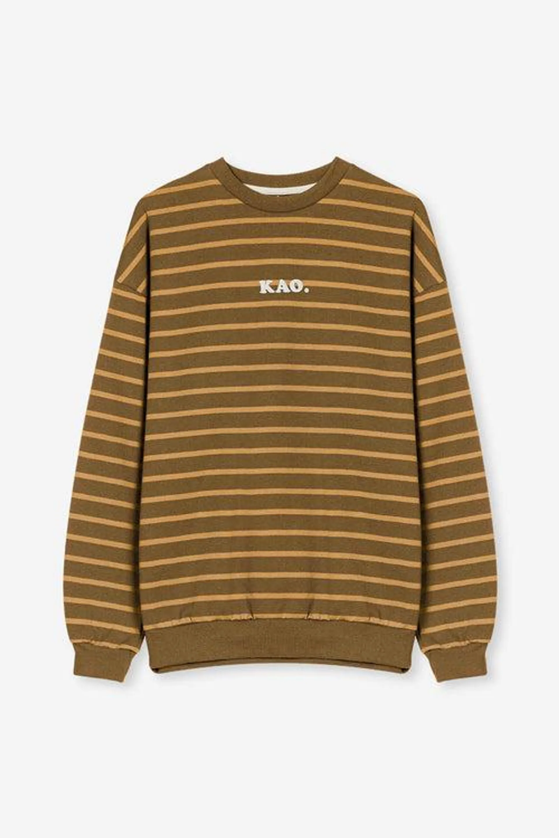 Sudadera Stripes Kao Brown