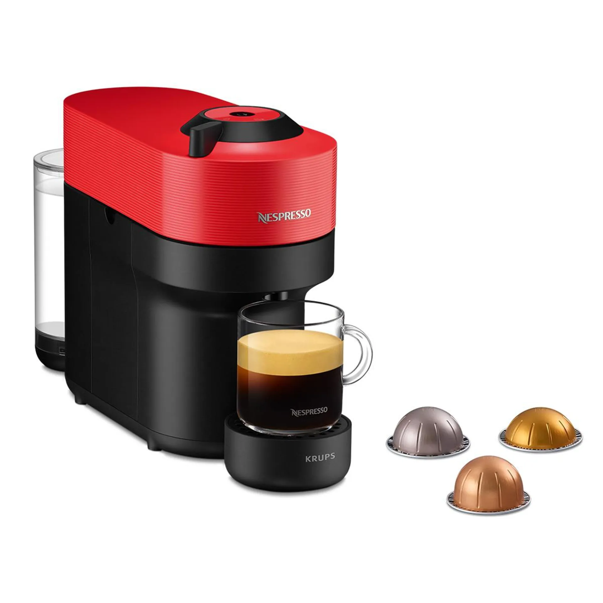 Cafetera de cápsulas Nespresso Krups Vertuo Pop para cápsulas Nespresso Vertuo