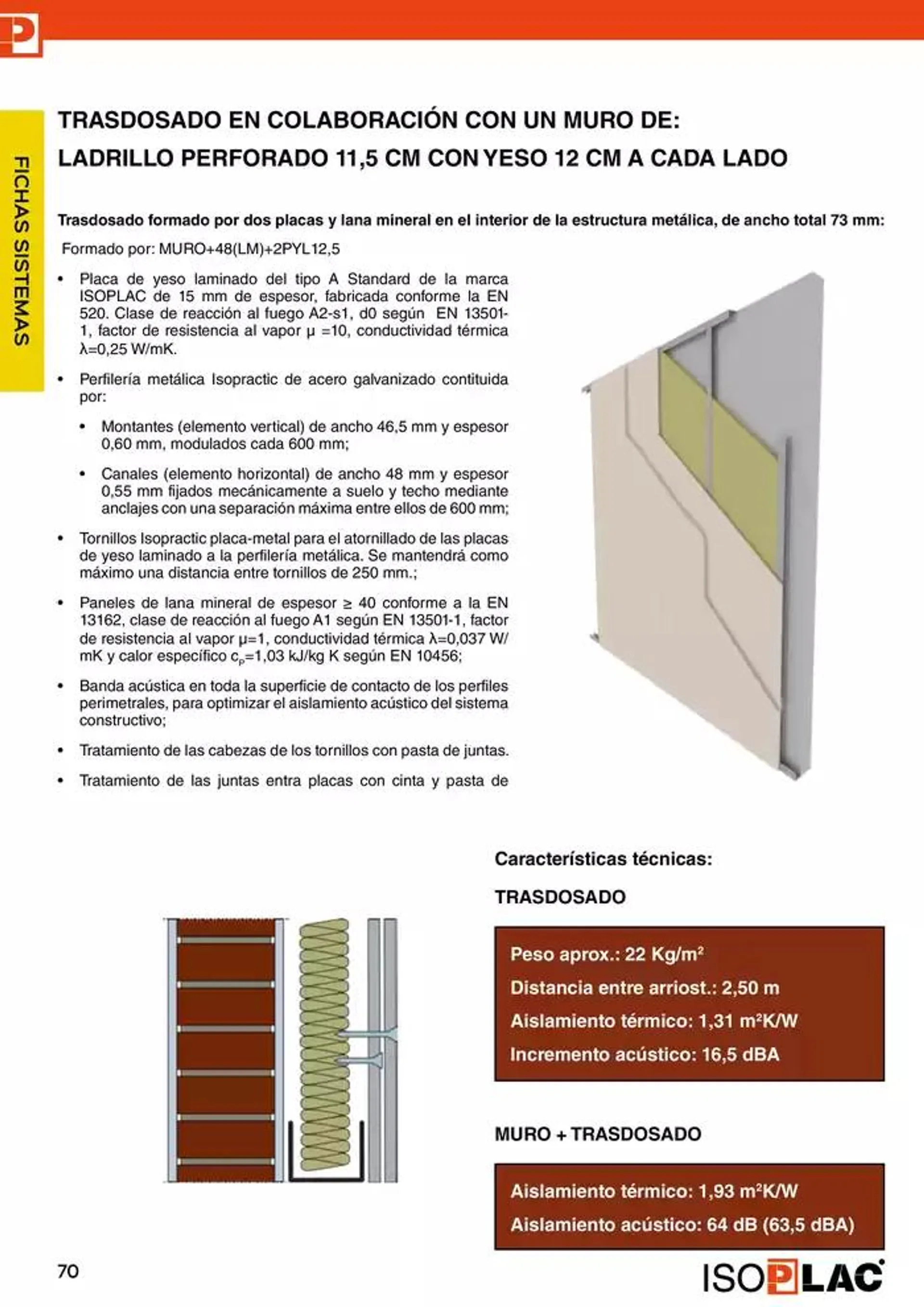 Catálogo de Manual Técnico Isoplac 15 de noviembre al 30 de noviembre 2024 - Página 70