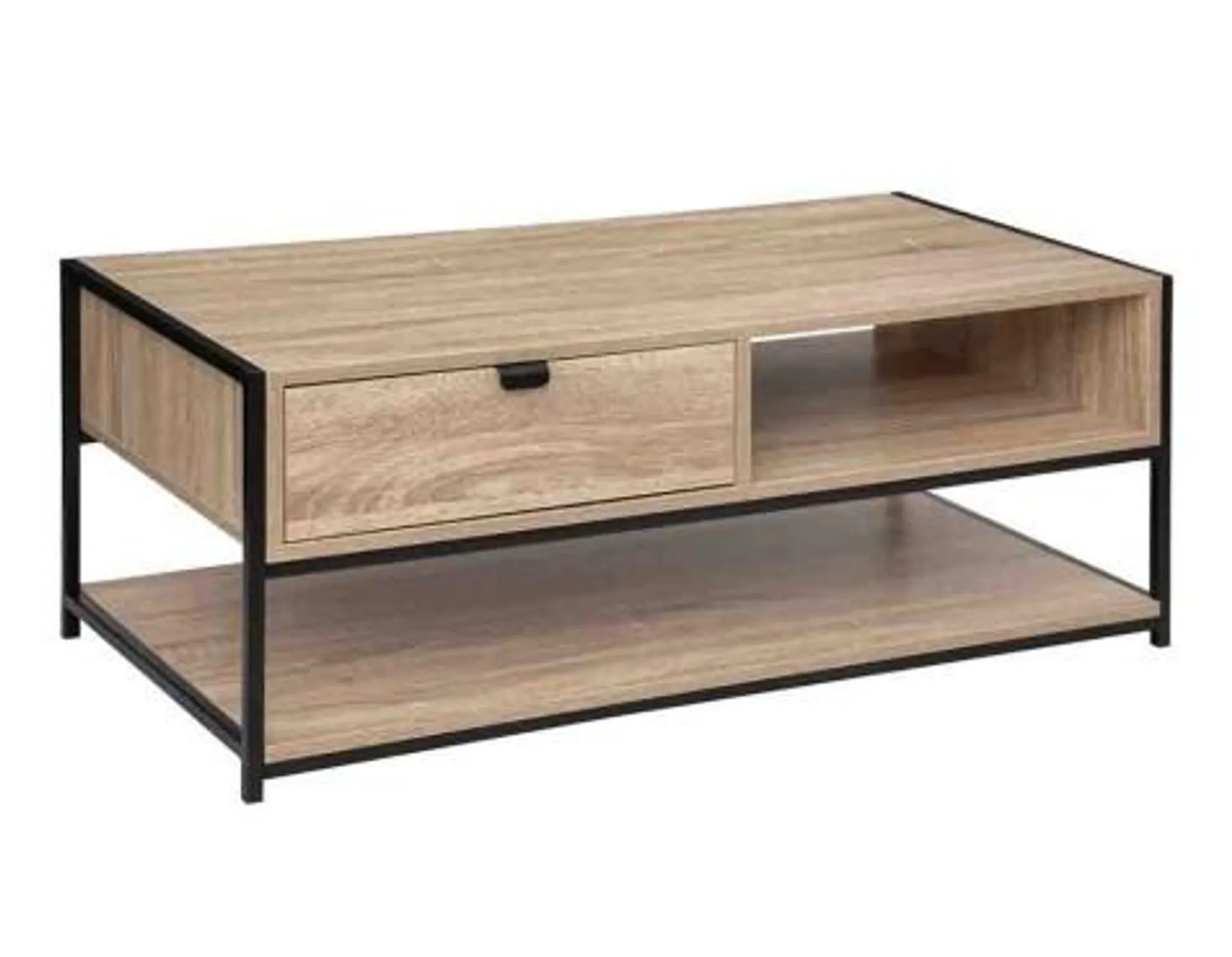 Mesa De Centro Aliaj Madera Y Metal