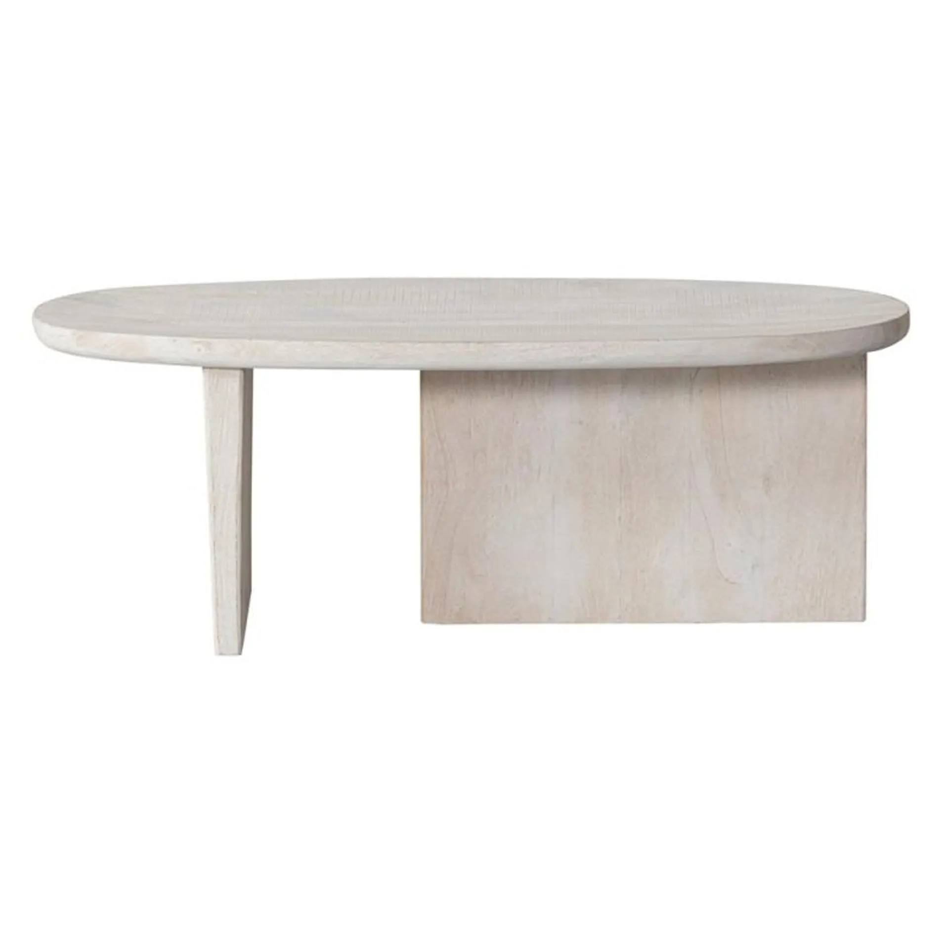 Seam mango wood coffee table 110cm