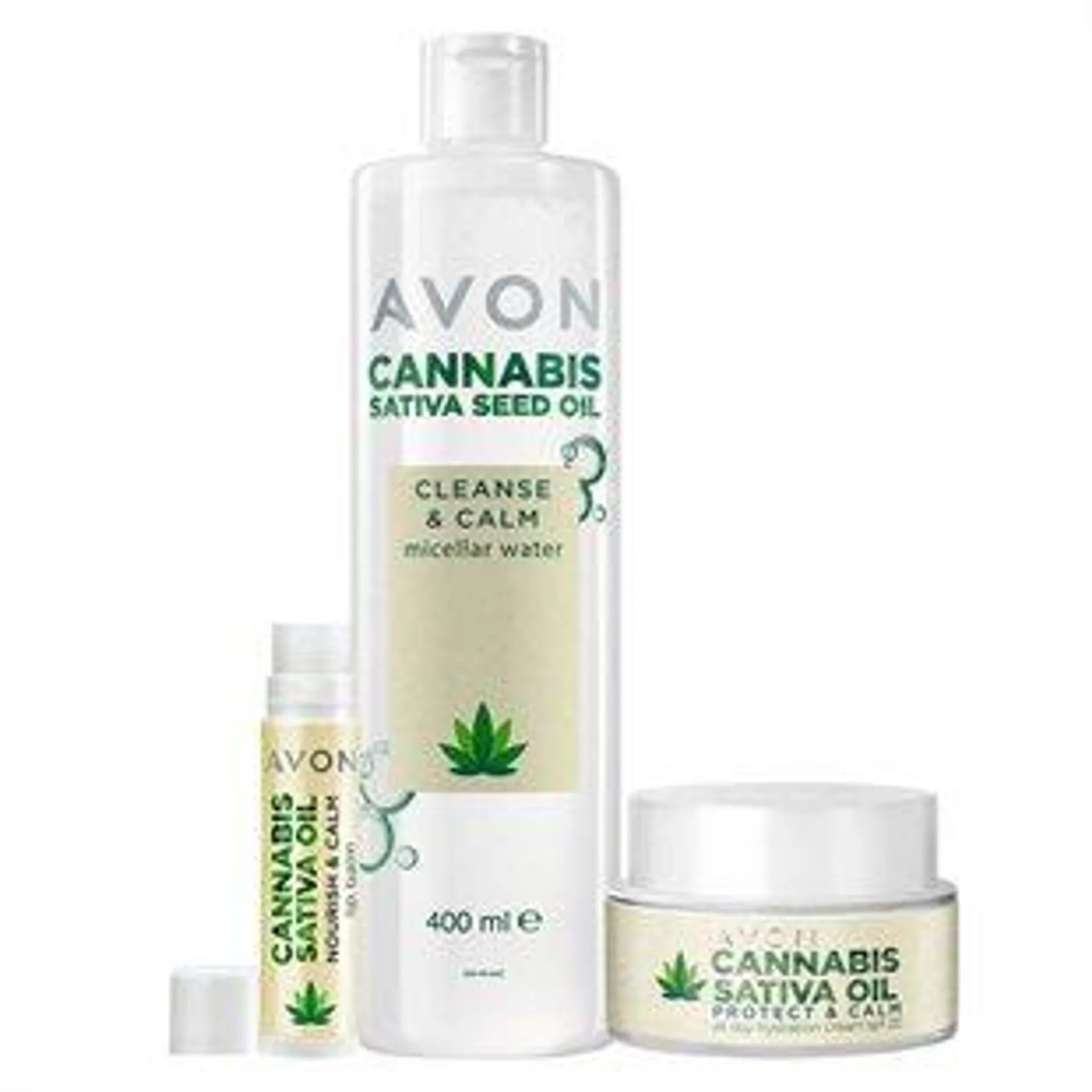 3-teiliges Cannabis Sativa Set