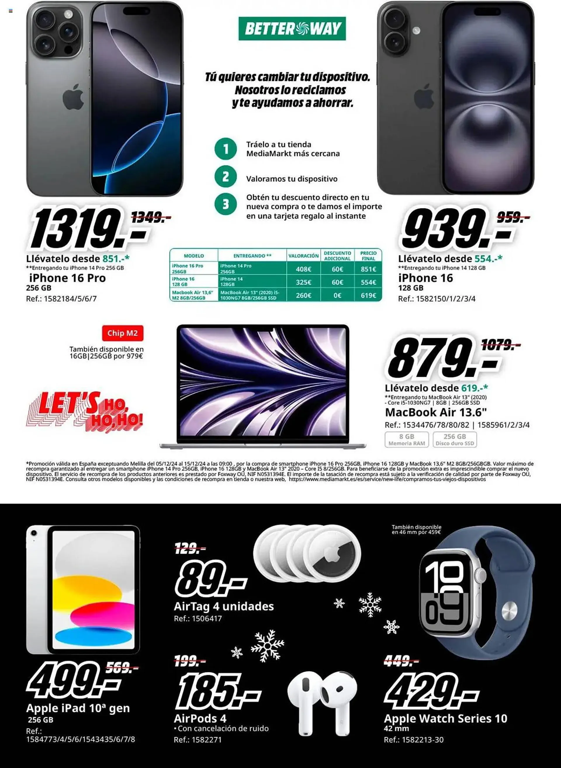 Catálogo de Folleto MediaMarkt 5 de diciembre al 14 de diciembre 2024 - Página 3