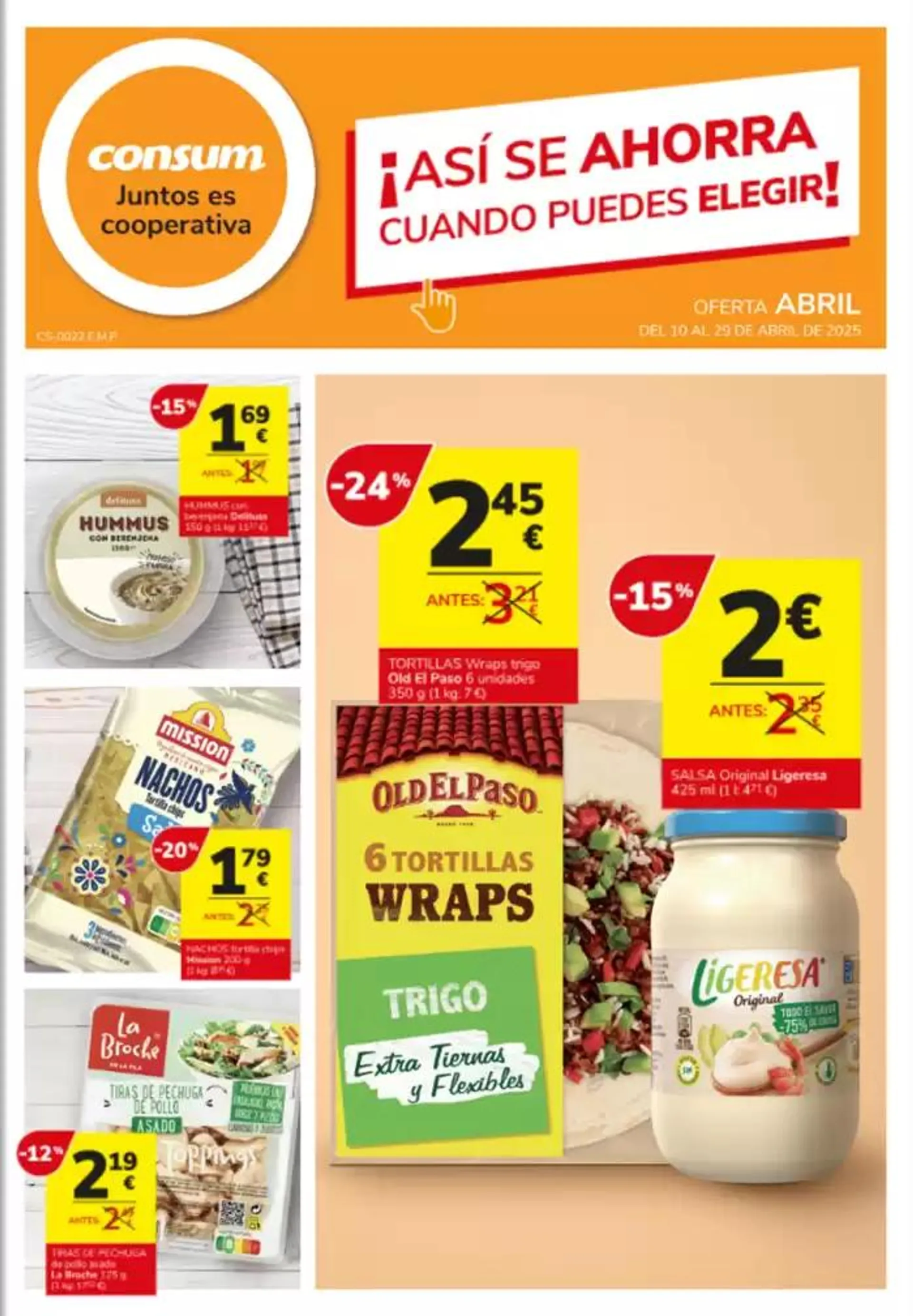 Catálogo de ¡así se ahorra cuando puedes elegir! 10 de abril al 29 de abril 2025 - Página 1