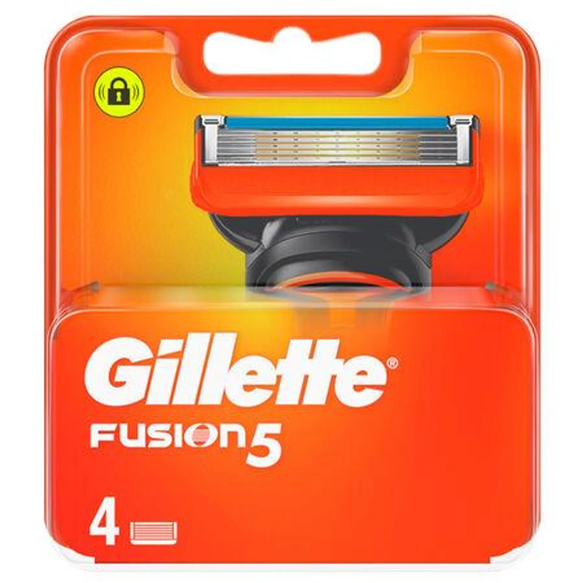 Hojas de afeitar Gillette 4 unidades recambio fusión 5