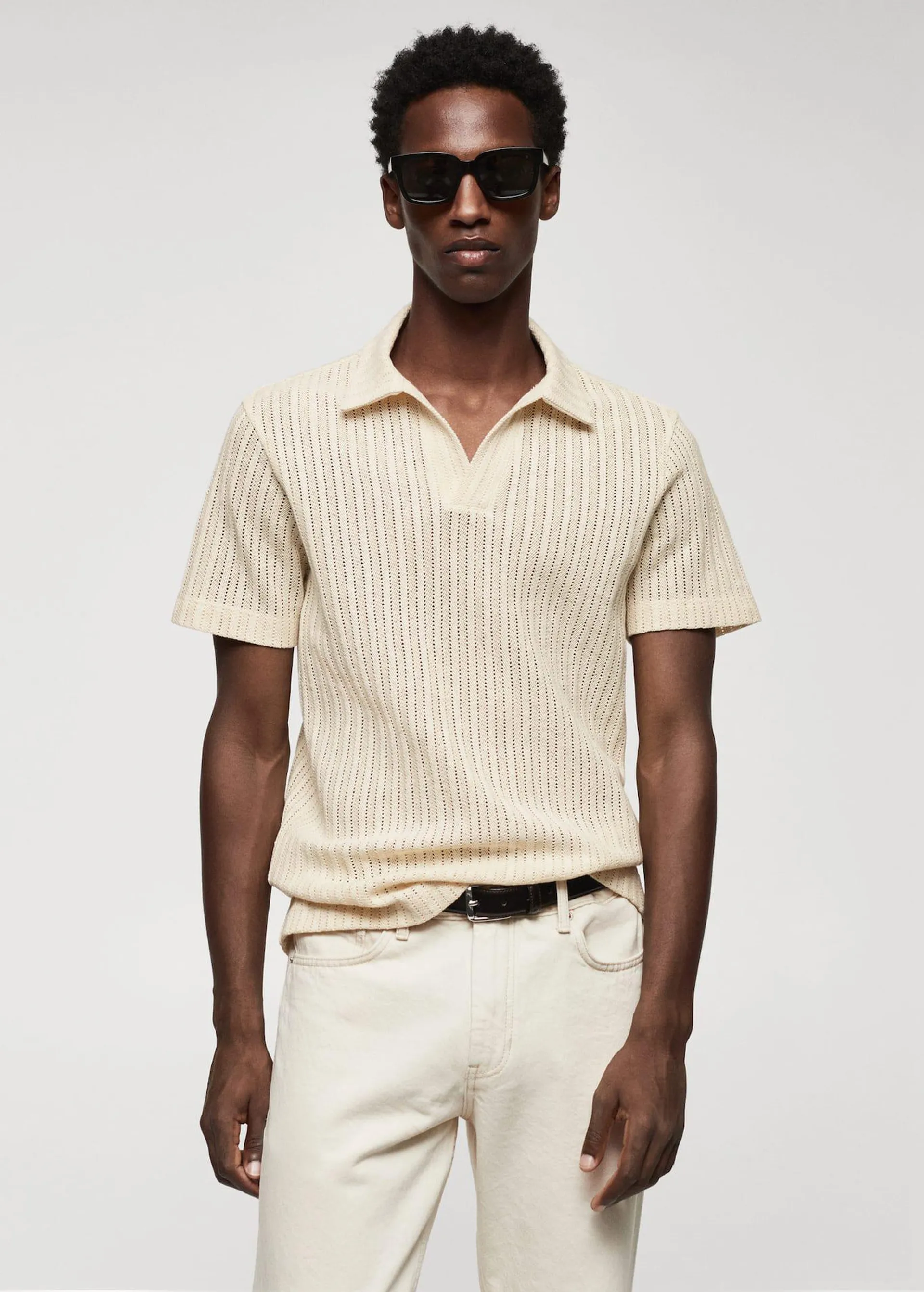 Polo crochet 100% algodón