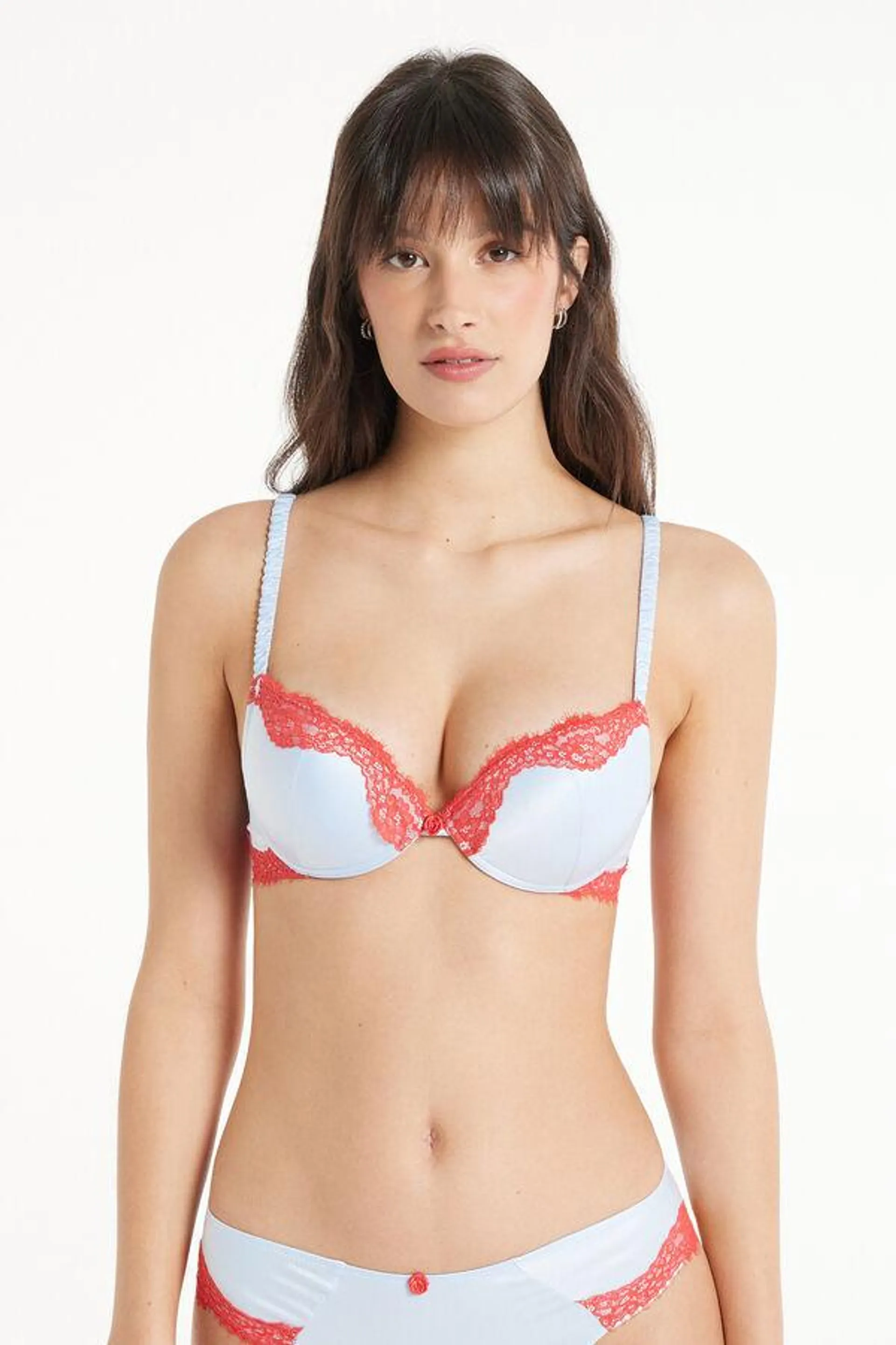 Sujetador Super Push-Up Los Angeles Pastel Baby Satin