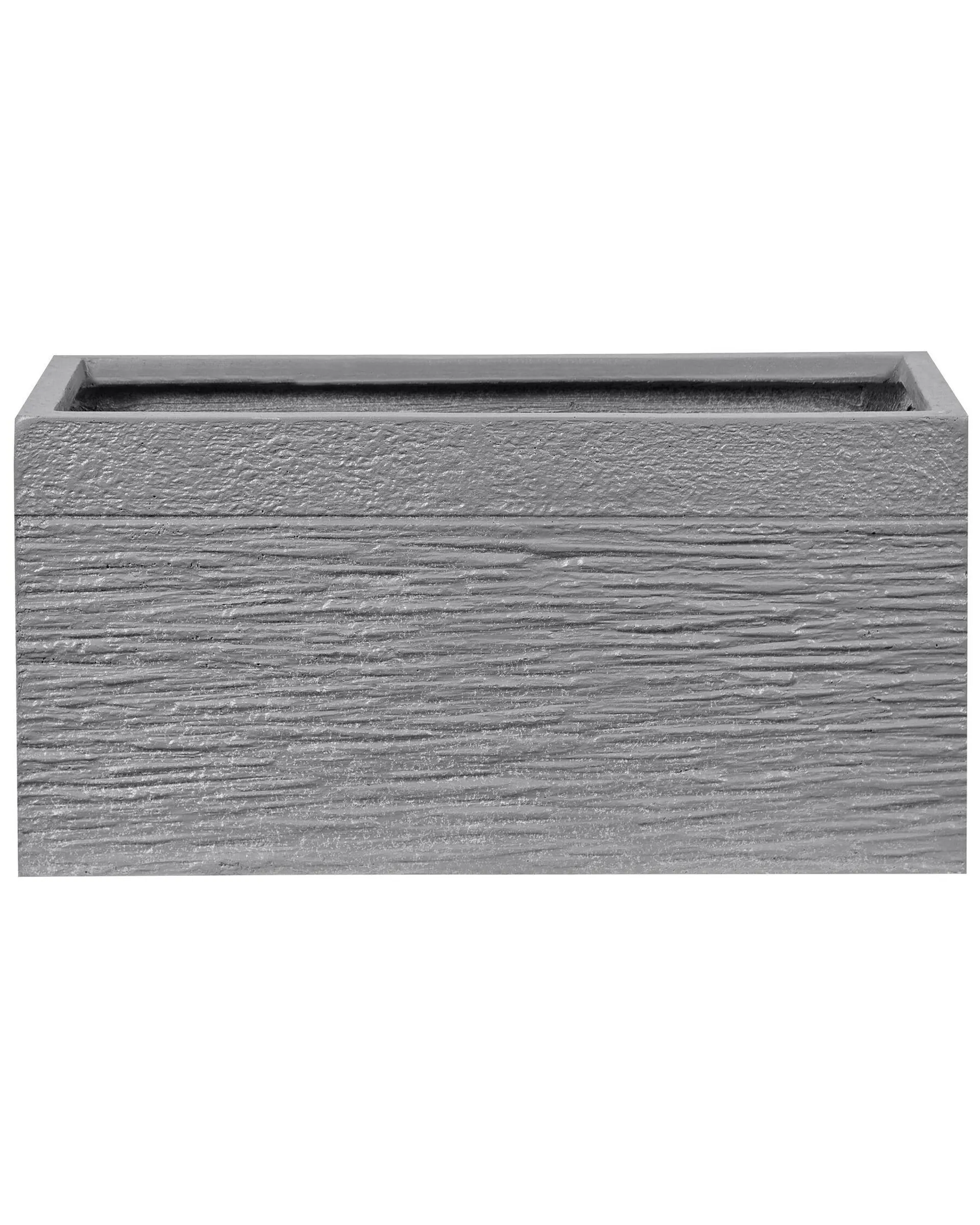 Maceta gris 50x23x24 cm MYRA