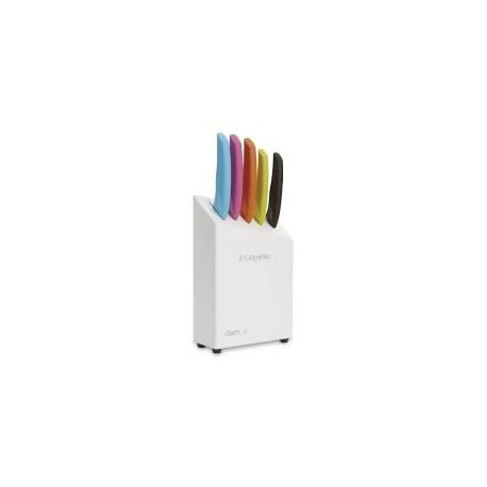 JUEGO 5 CUCHILLOS COCINA COLORES