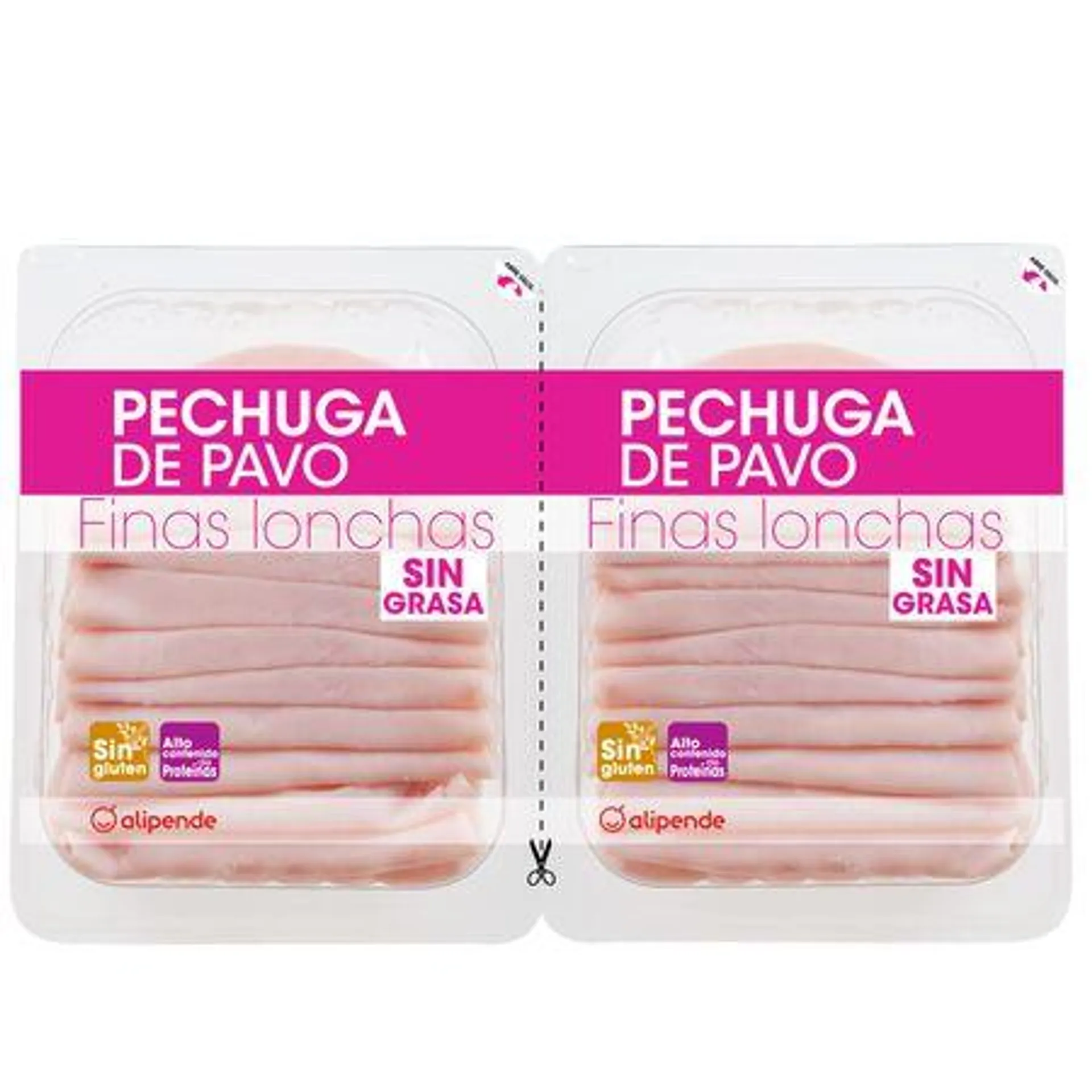 Pechuga de pavo Alipende pack 2 de 200g