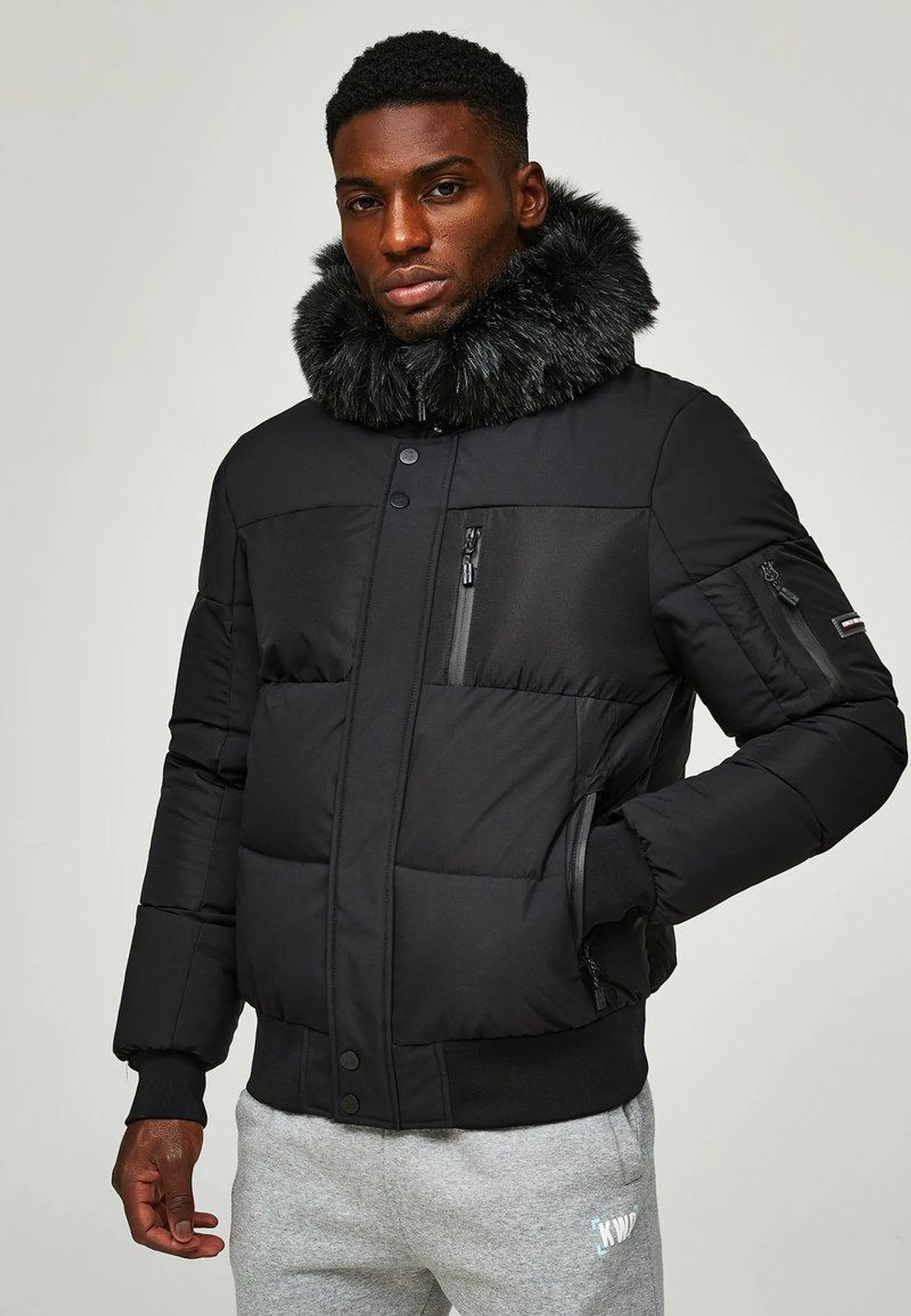 SANDERS PUFFER - Chaqueta de invierno - jet black