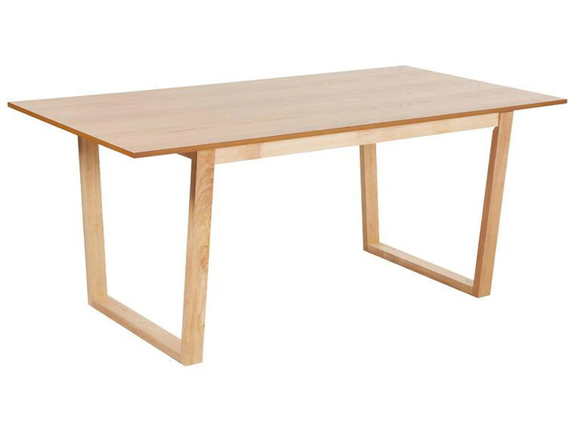 Mesa de comedor en madera clara 180 x 95 cm CAMDEN