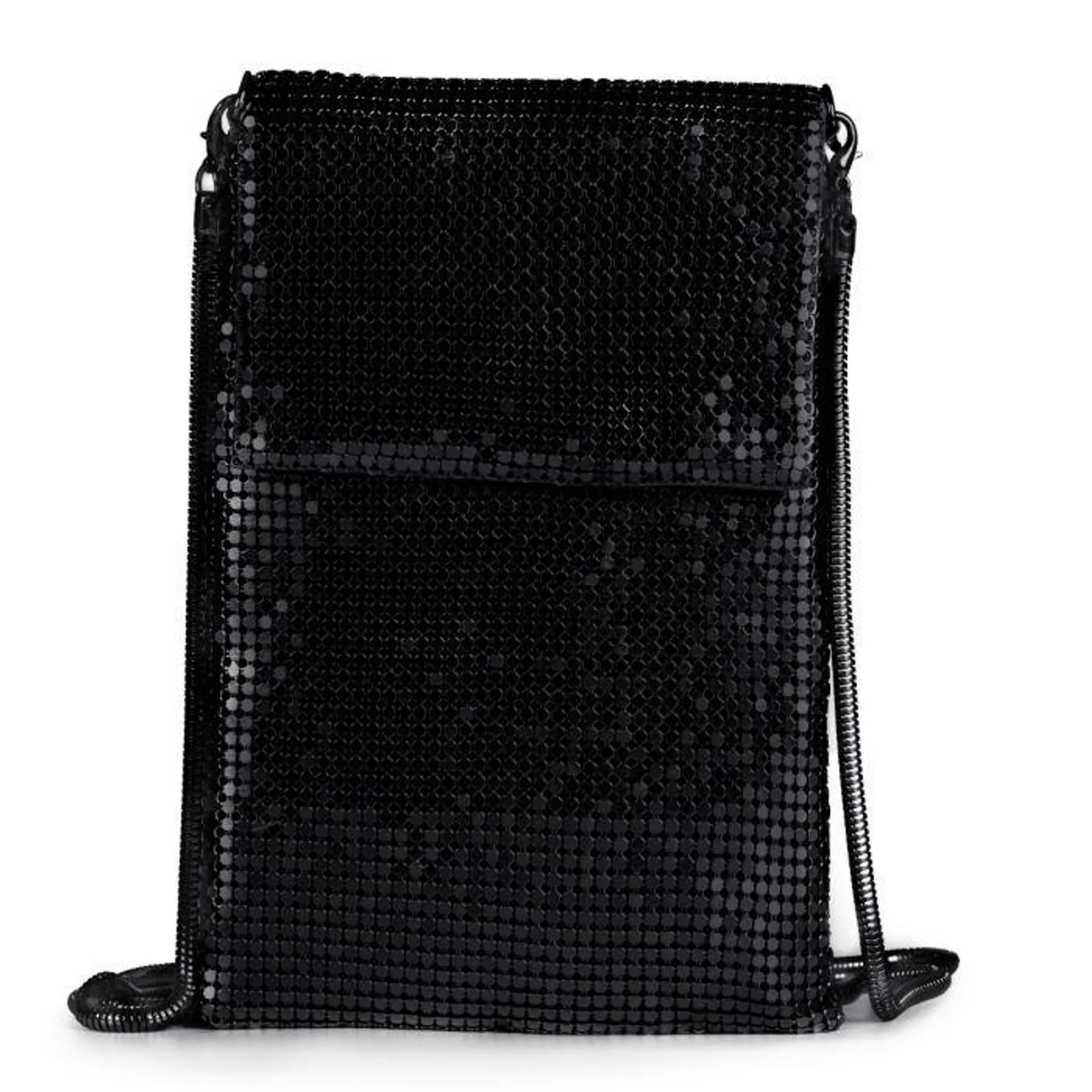 MINI BLACK METALLIC MESH BAG SEILLANS