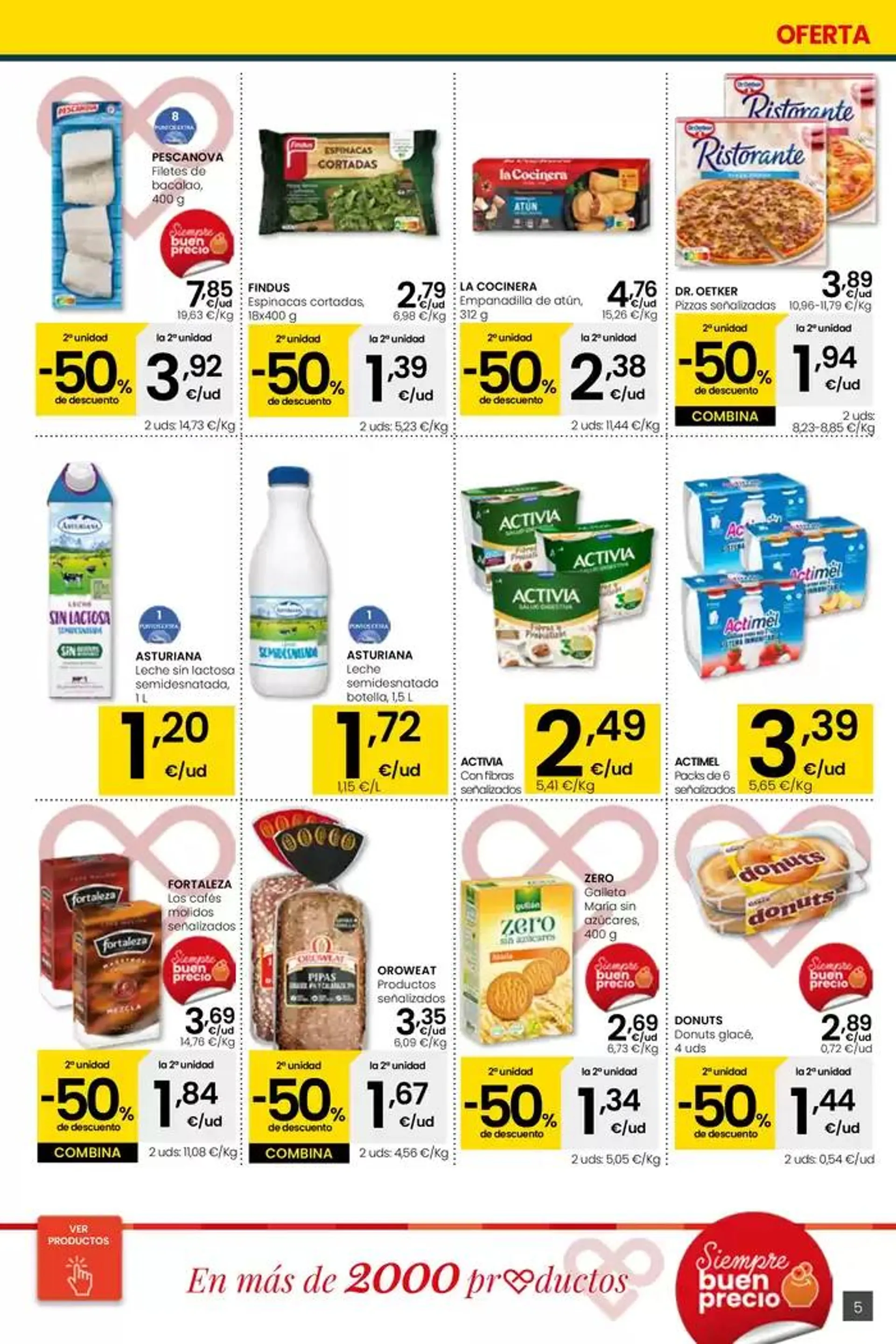 Catálogo de Más de 2000 productos, SIEMPRE A BUEN PRECIO SUPERMERCADOS EROSKI 13 de febrero al 25 de febrero 2025 - Página 5