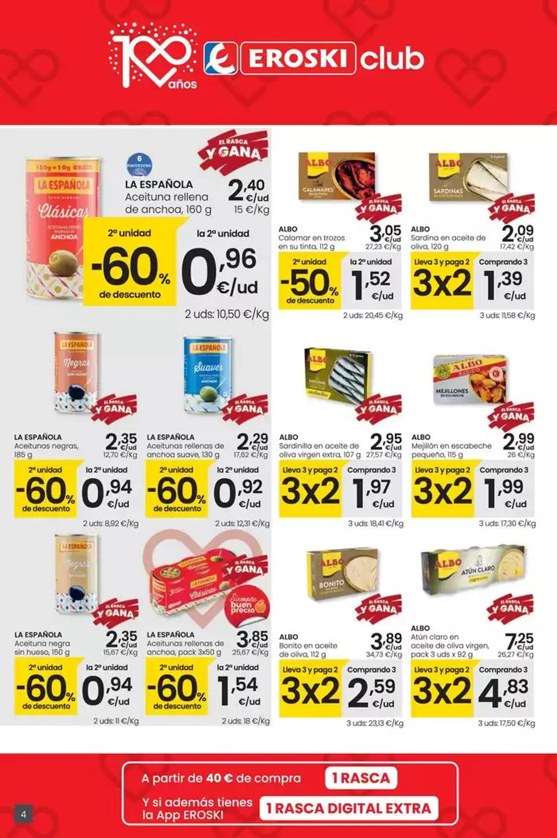 Catálogo de Más de 2000 productos, SIEMPRE A BUEN PRECIO SUPERMERCADOS EROSKI 31 de octubre al 12 de noviembre 2024 - Página 4