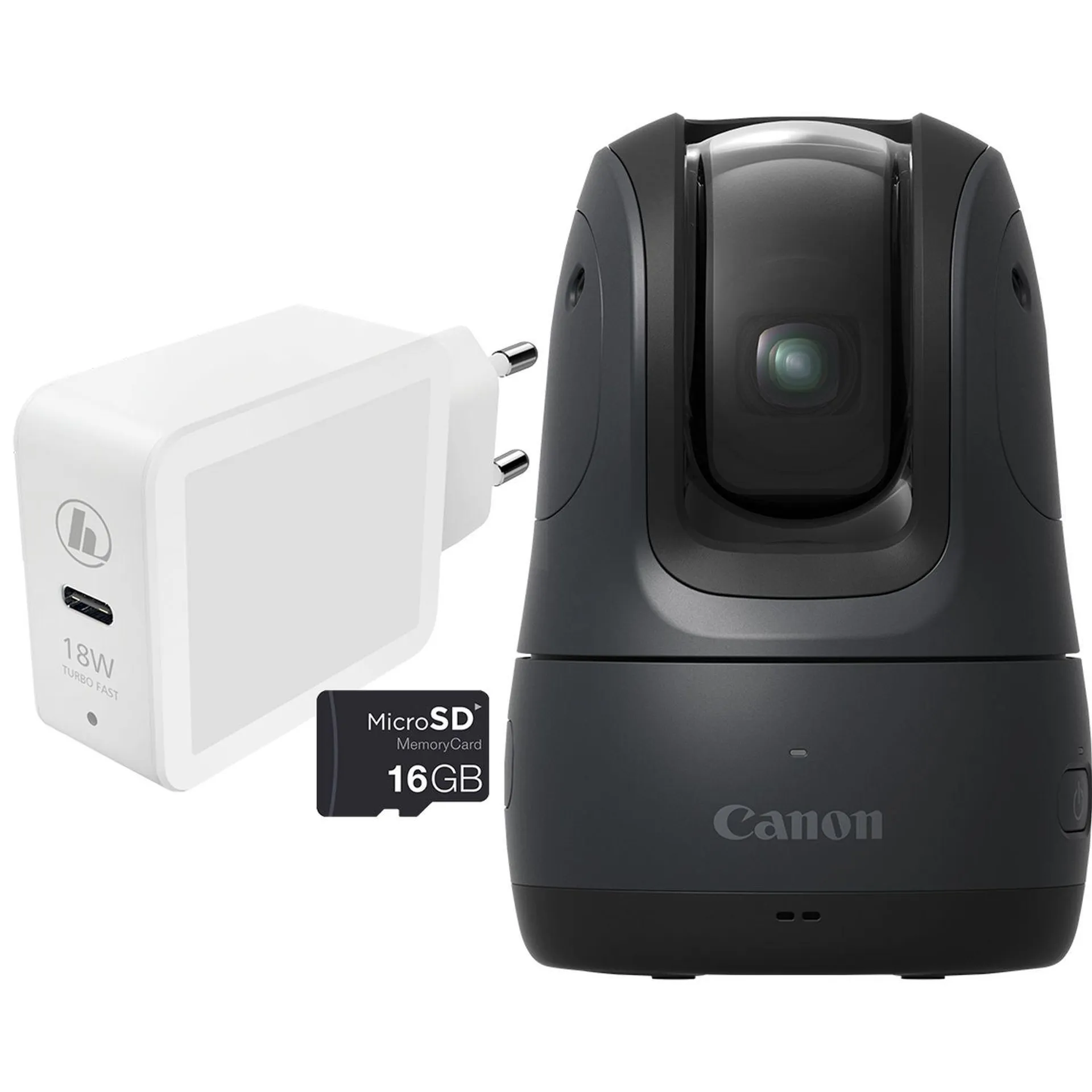 Canon PowerShot PX, cámara compacta, kit esencial, negro