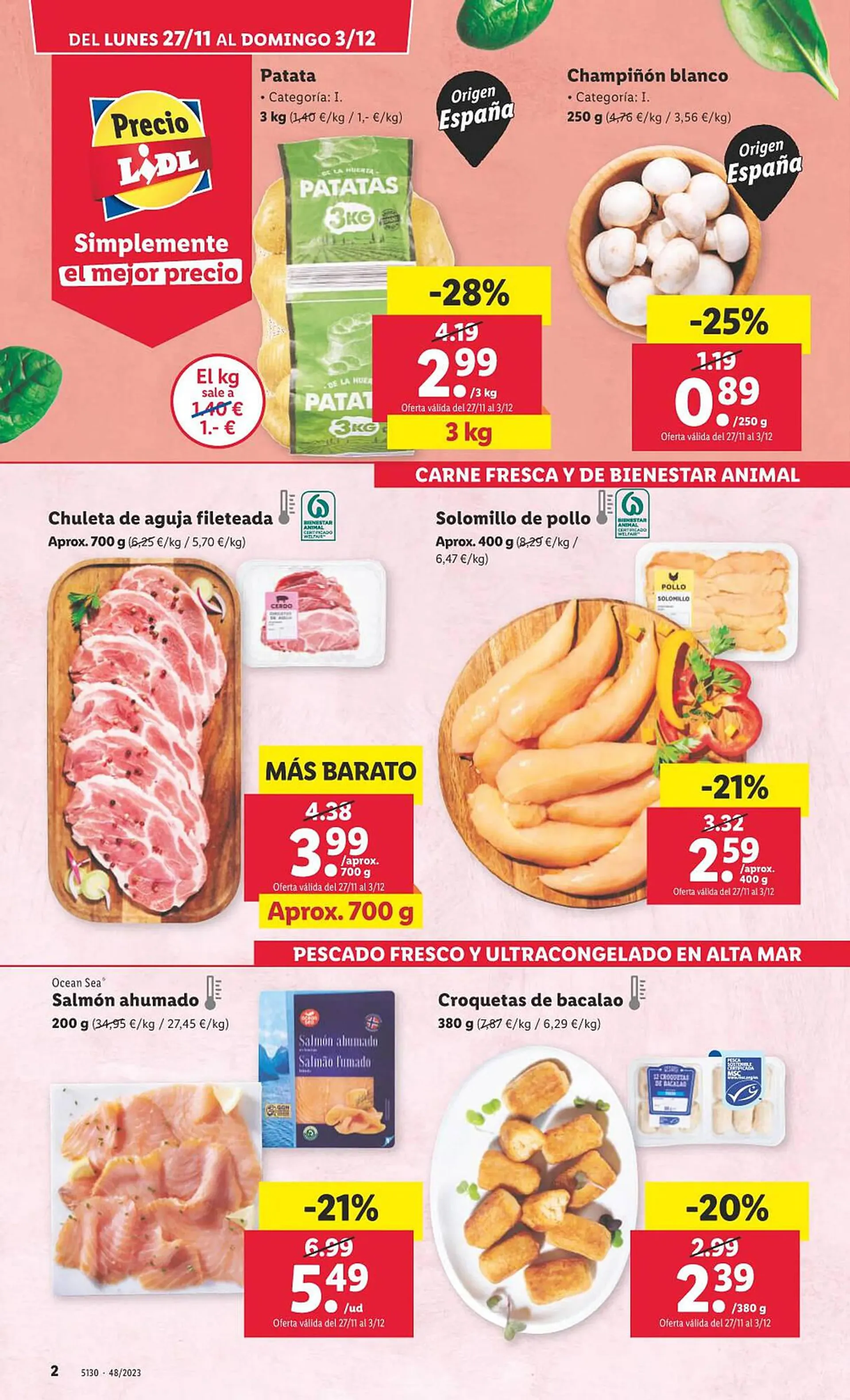 Catálogo de Folleto Lidl 27 de noviembre al 3 de diciembre 2023 - Página 2