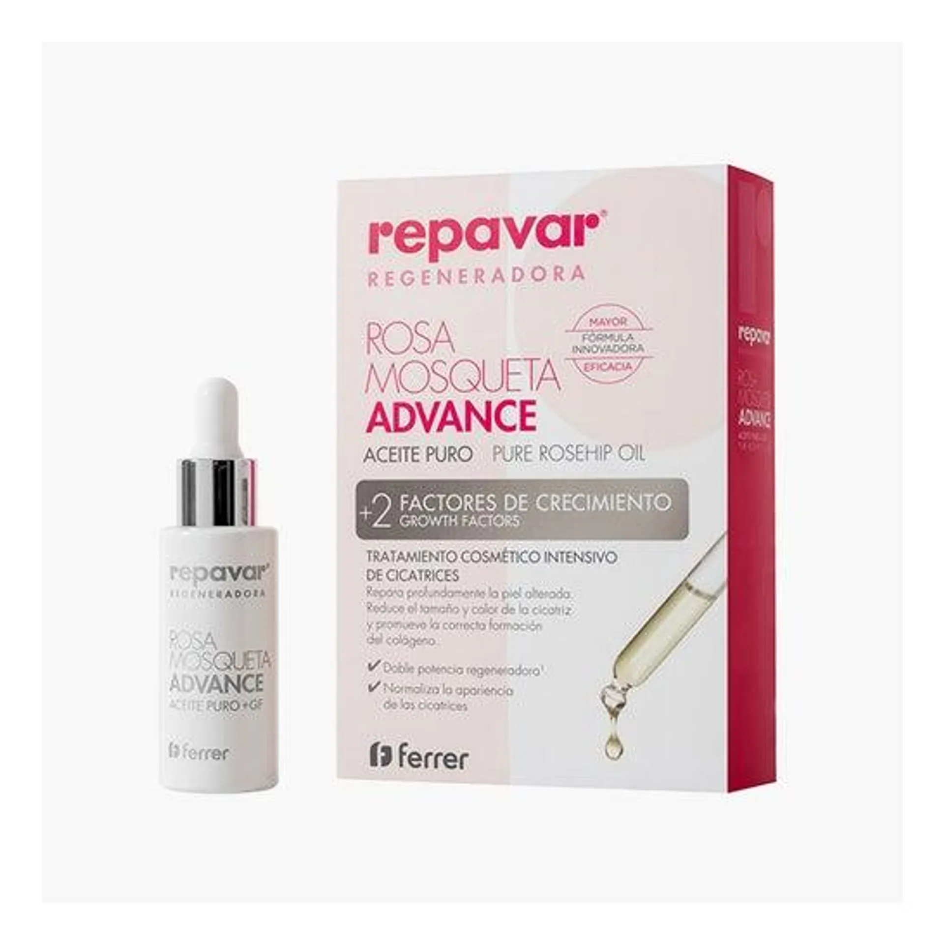 Repavar Rosa Mosqueta Advance Aceite Puro 15ml